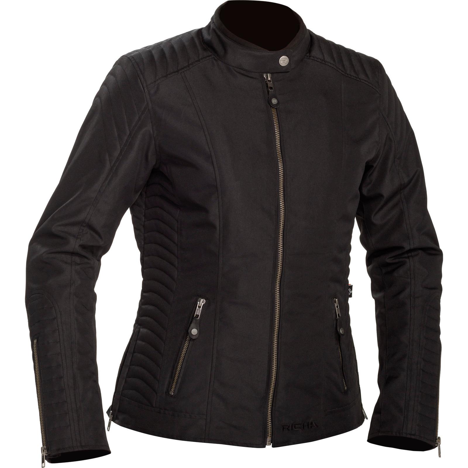 2LAT100-DS - Richa Lausanne Ladies Motorcycle Jacket S Black