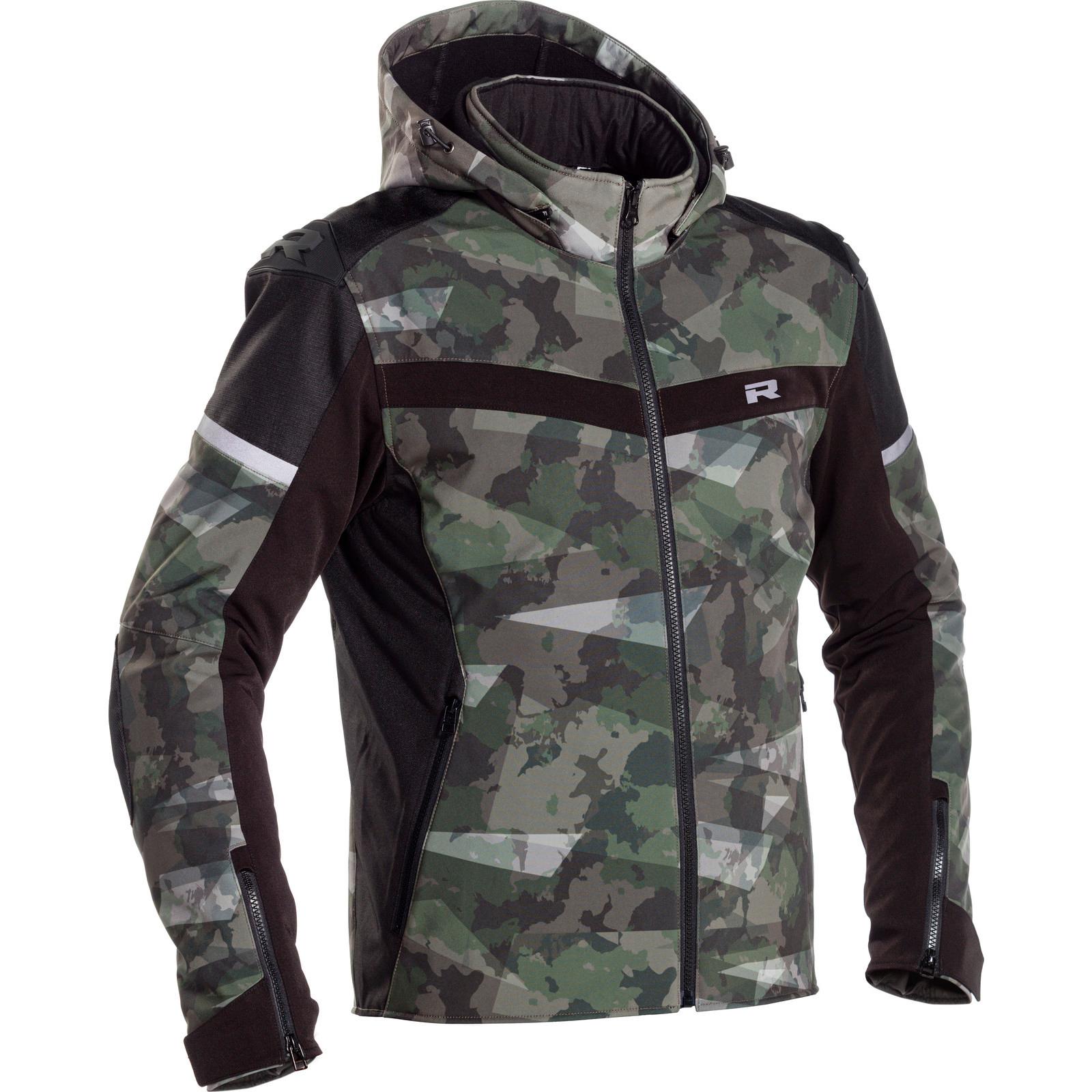 2STL920-L - Richa Stealth Motorcycle Jacket L Green Camo