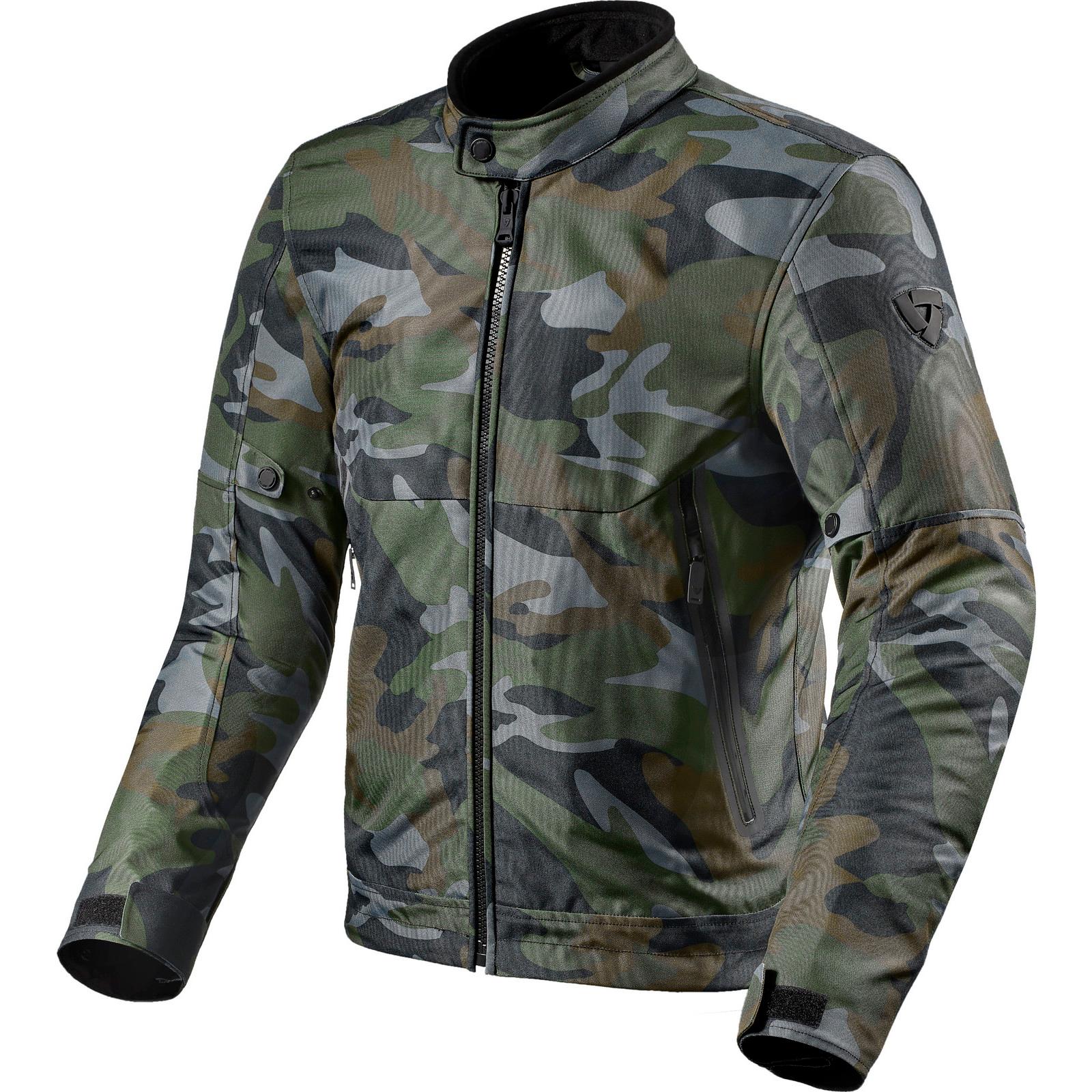 FJT298 - 4620-XXL - Rev It Shade H2O Motorcycle Jacket XXL Camo Light Grey