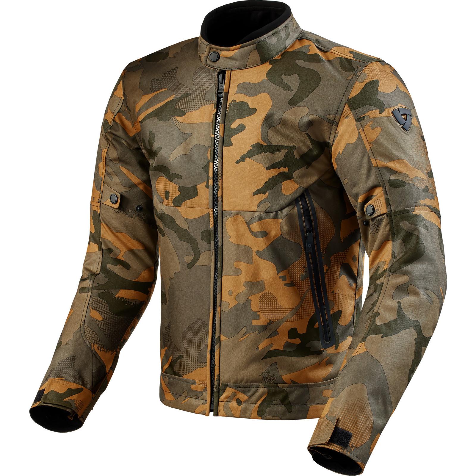 FJT298 - 7080-S - Rev It Shade H2O Motorcycle Jacket S Camo Green