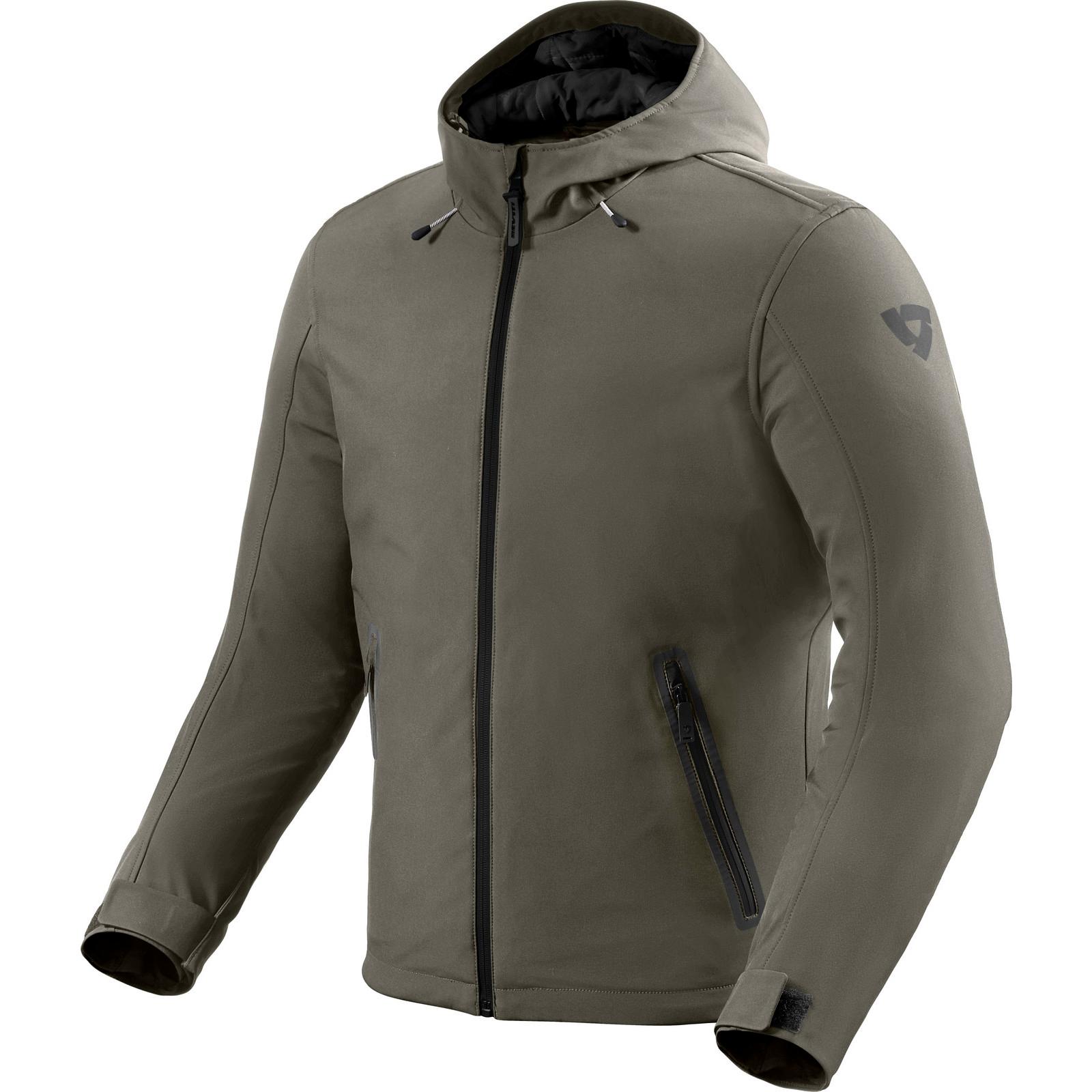 FJT300 - 0810-S - Rev It Traffic H2O Motorcycle Jacket S Dark Green