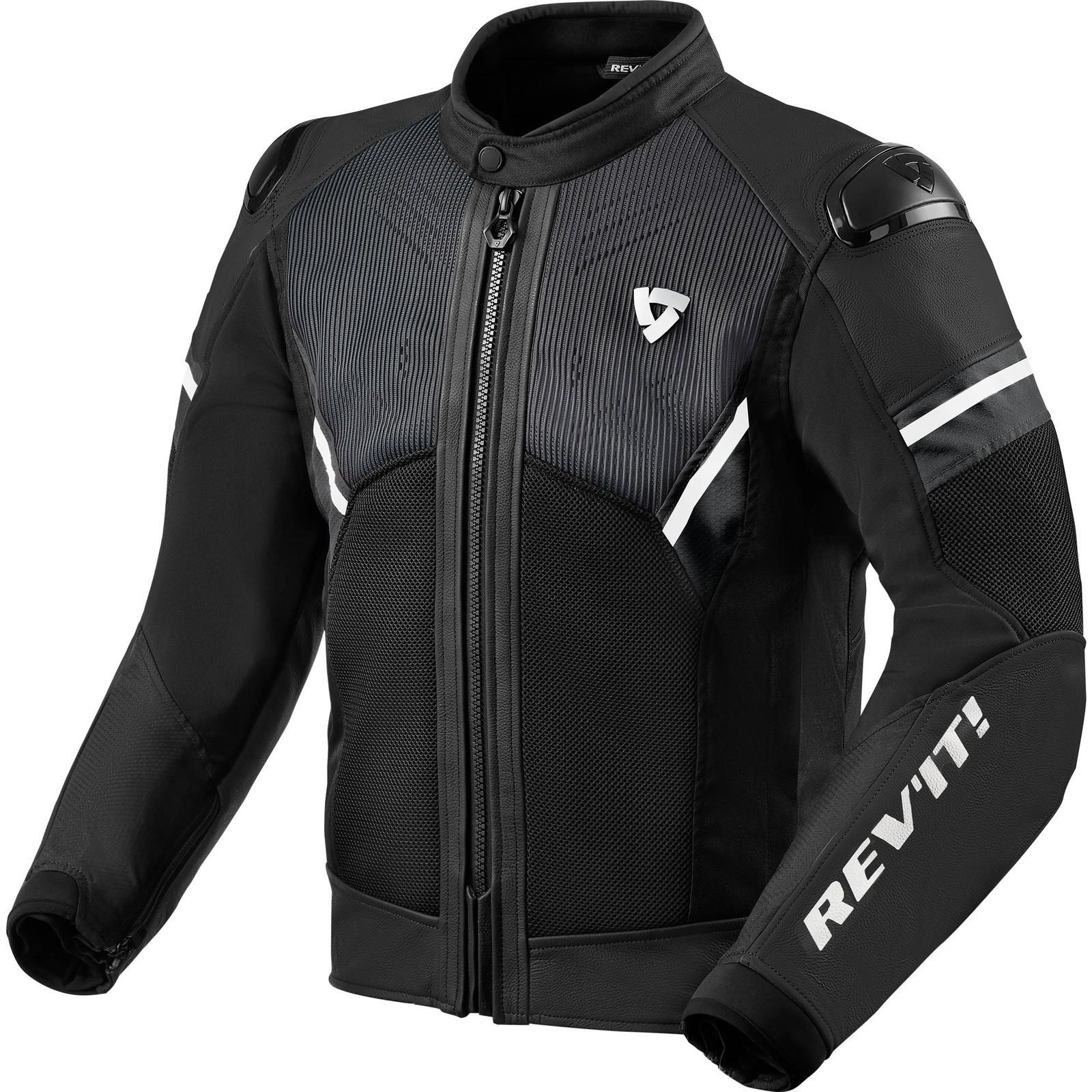 FJT329 - 1600-M - Rev It Mantis 2 H2O Motorcycle Jacket M Black White