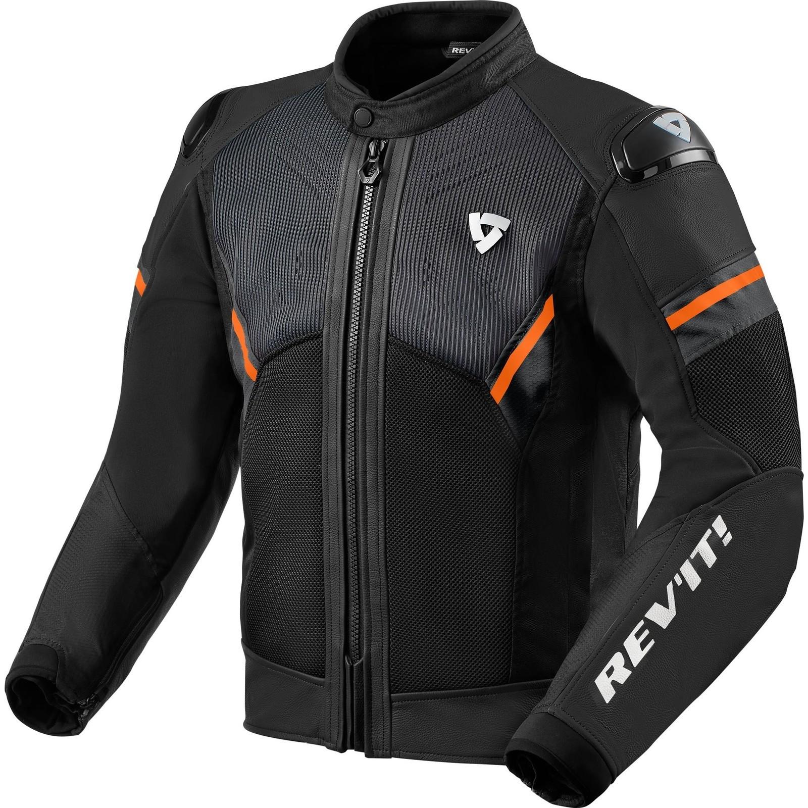 FJT329 - 1500-XL - Rev It Mantis 2 H2O Motorcycle Jacket XL Black Orange