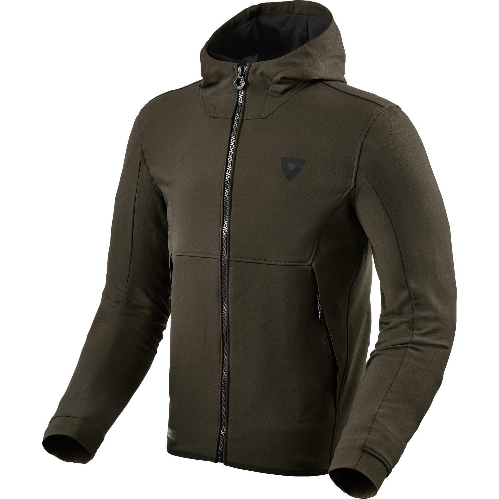 FJT312 - 0810-M - Rev It Parabolica Motorcycle Jacket M Dark Green