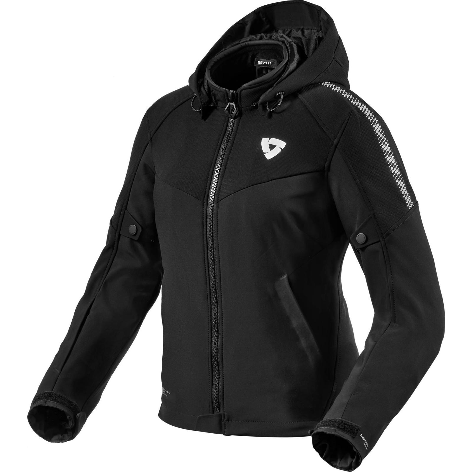 FJT317 - 1600-L46 - Rev It Proxy H2O Ladies Motorcycle Jacket 46 Black White (UK 18)