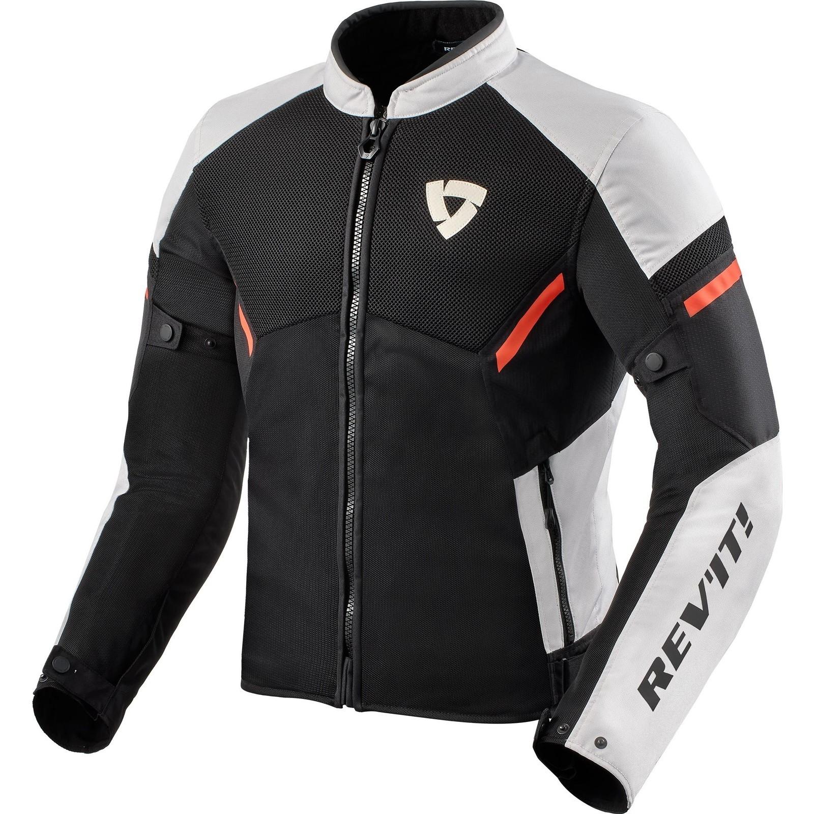 FJT307 - 3020-XXL - Rev It GT-R Air 3 Motorcycle Jacket XXL White Neon Red