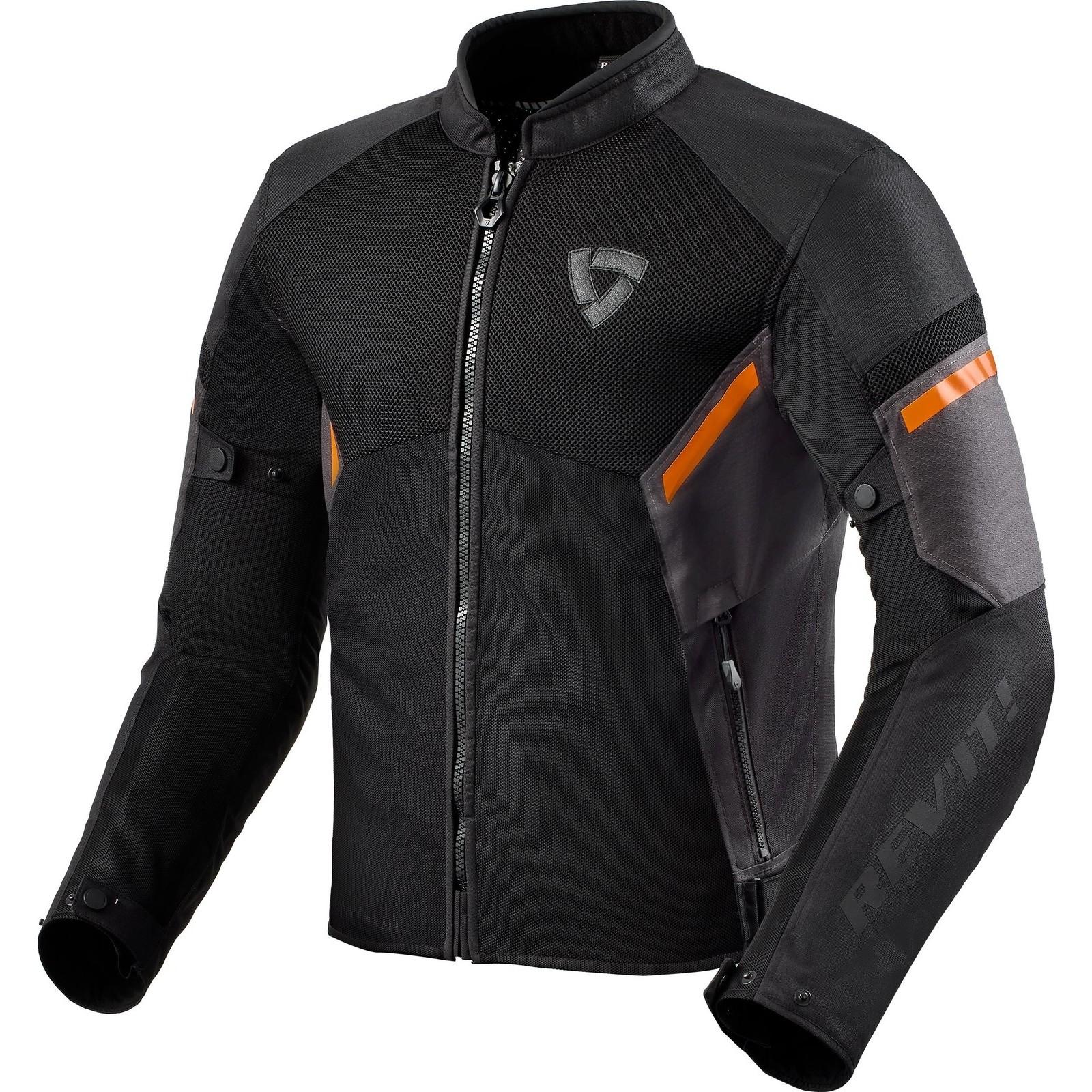FJT307 - 1510-XXL - Rev It GT-R Air 3 Motorcycle Jacket XXL Black Neon Orange