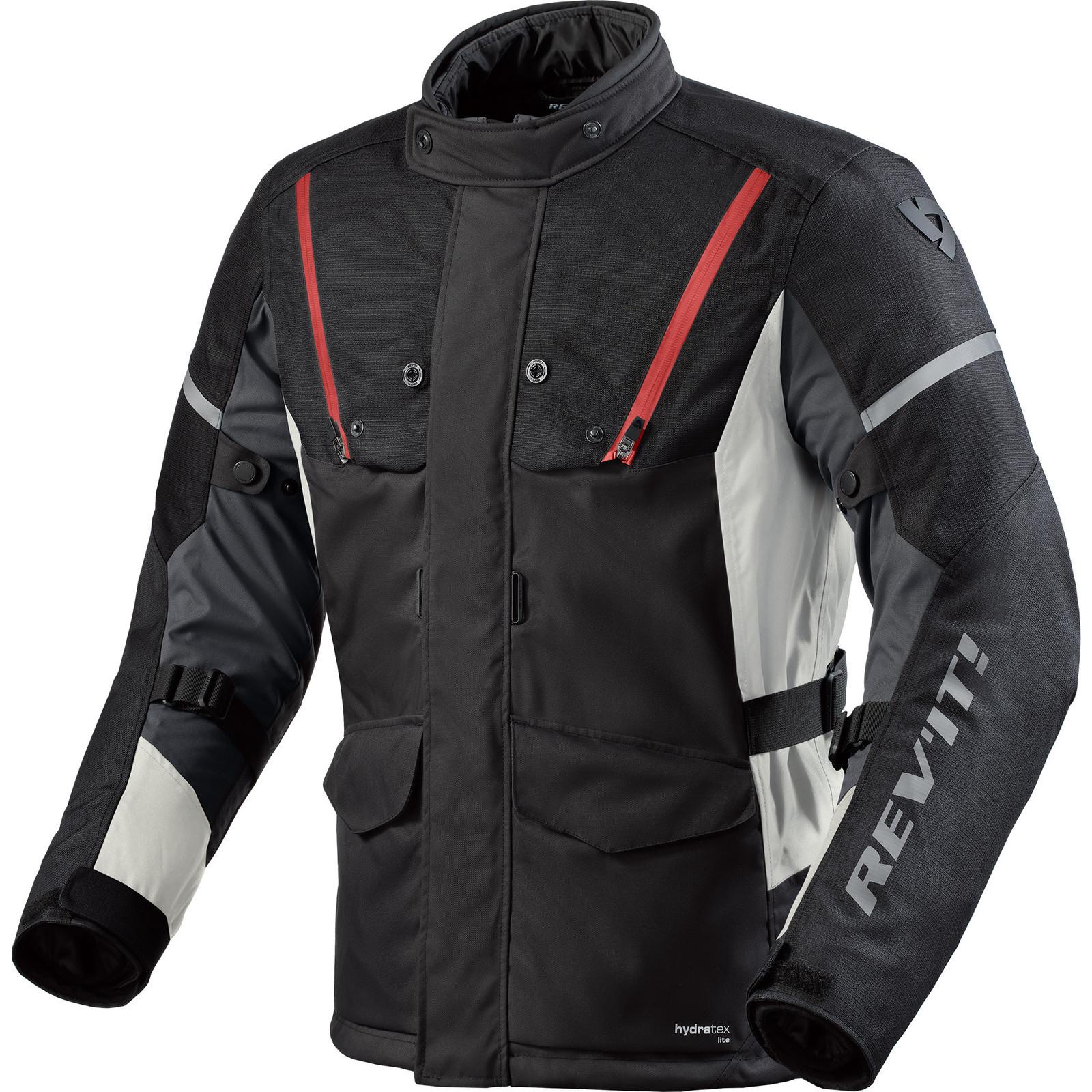 FJT322 - 1200-3XL - Rev It Horizon 3 H2O Motorcycle Jacket 3XL Black Red