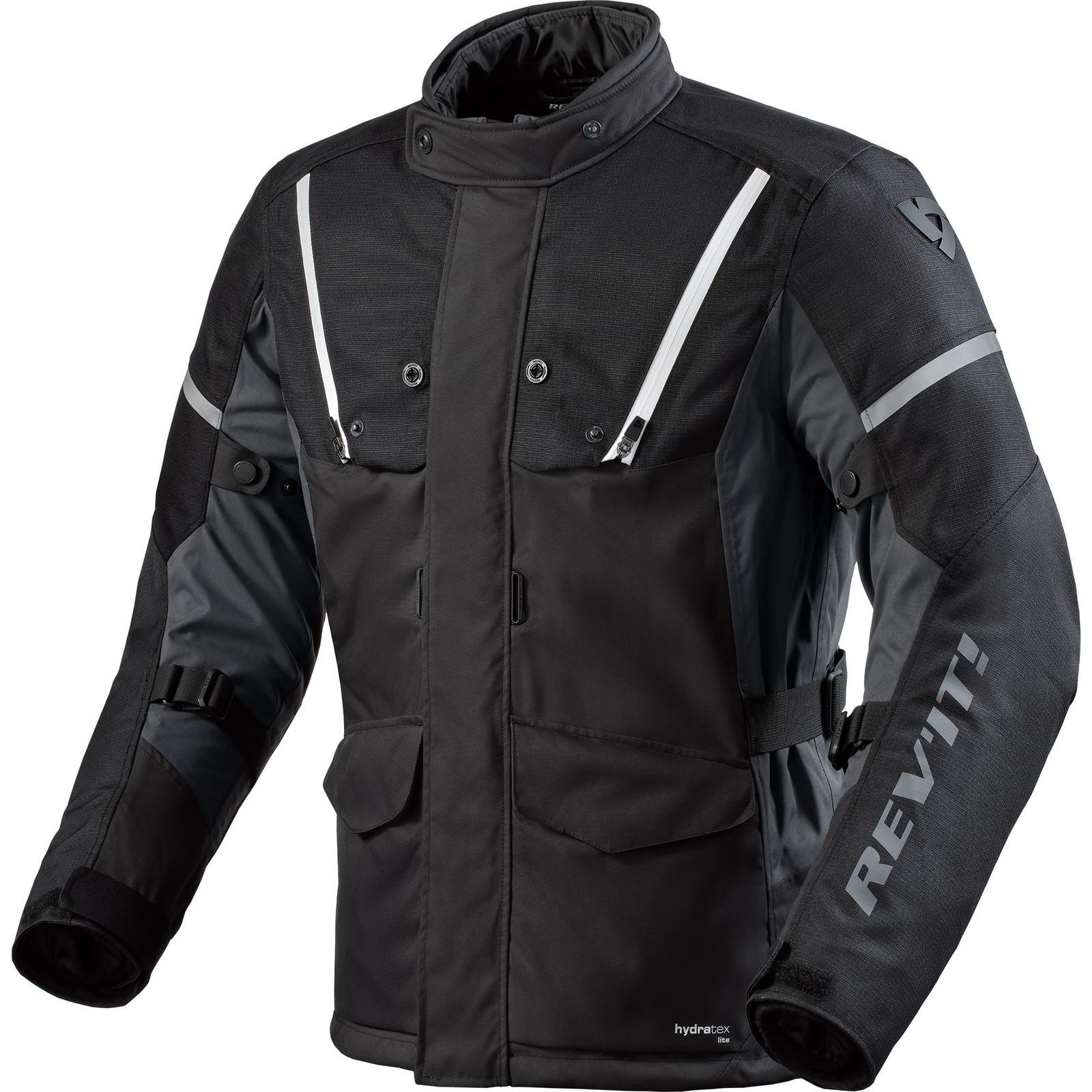 FJT322 - 1600-S - Rev It Horizon 3 H2O Motorcycle Jacket S Black White