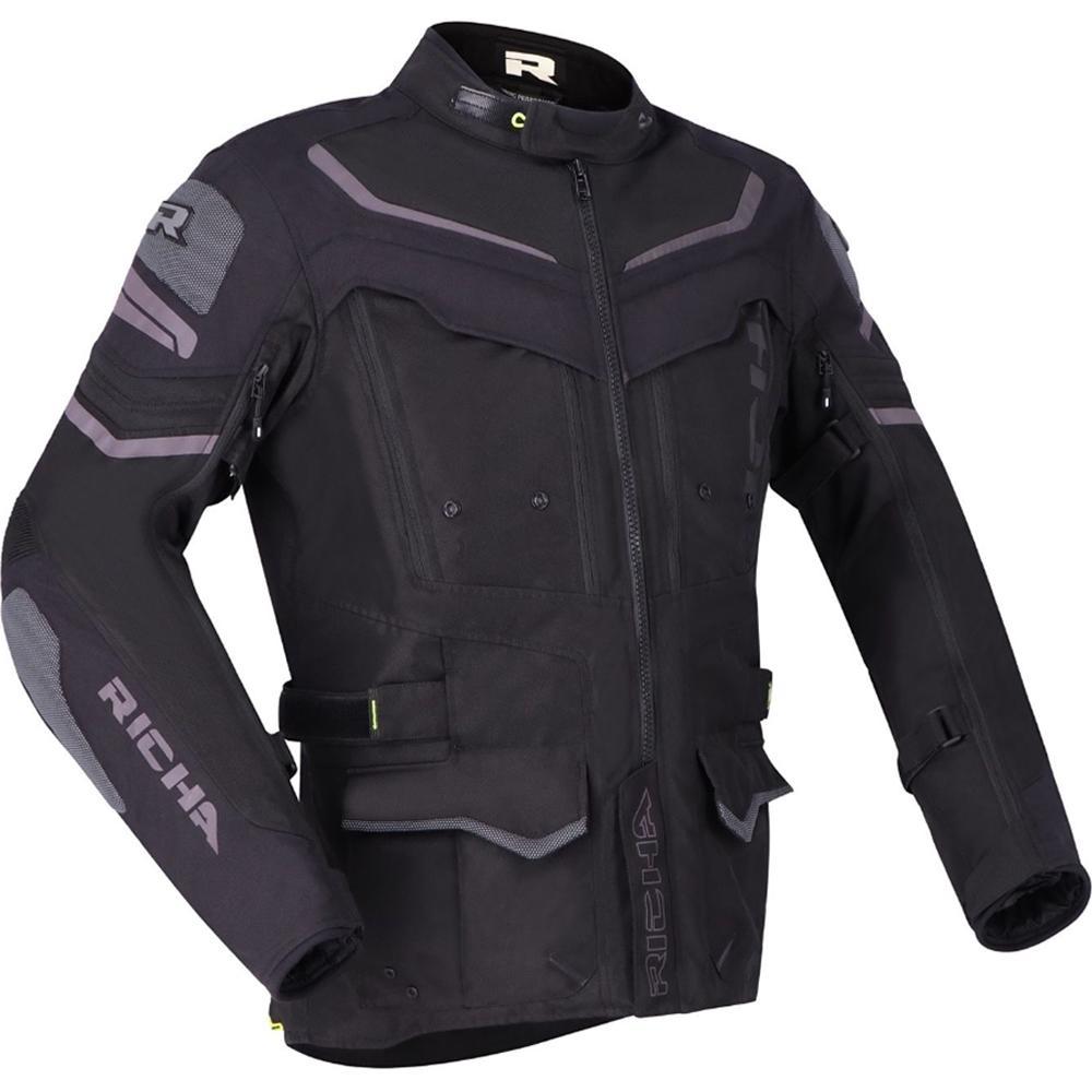 2INFIA100-4XL - Richa Infinity 2 Adventure Motorcycle Jacket 4XL Black