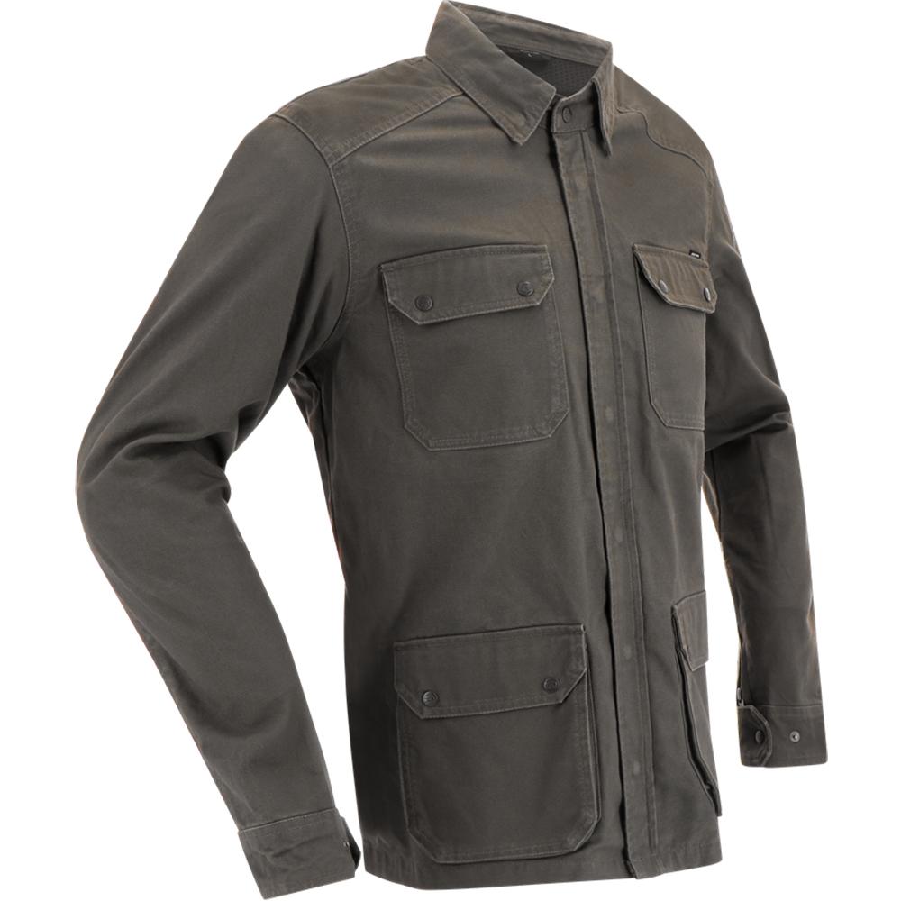 2LON2400-S - Richa London Motorcycle Jacket S Olive Green
