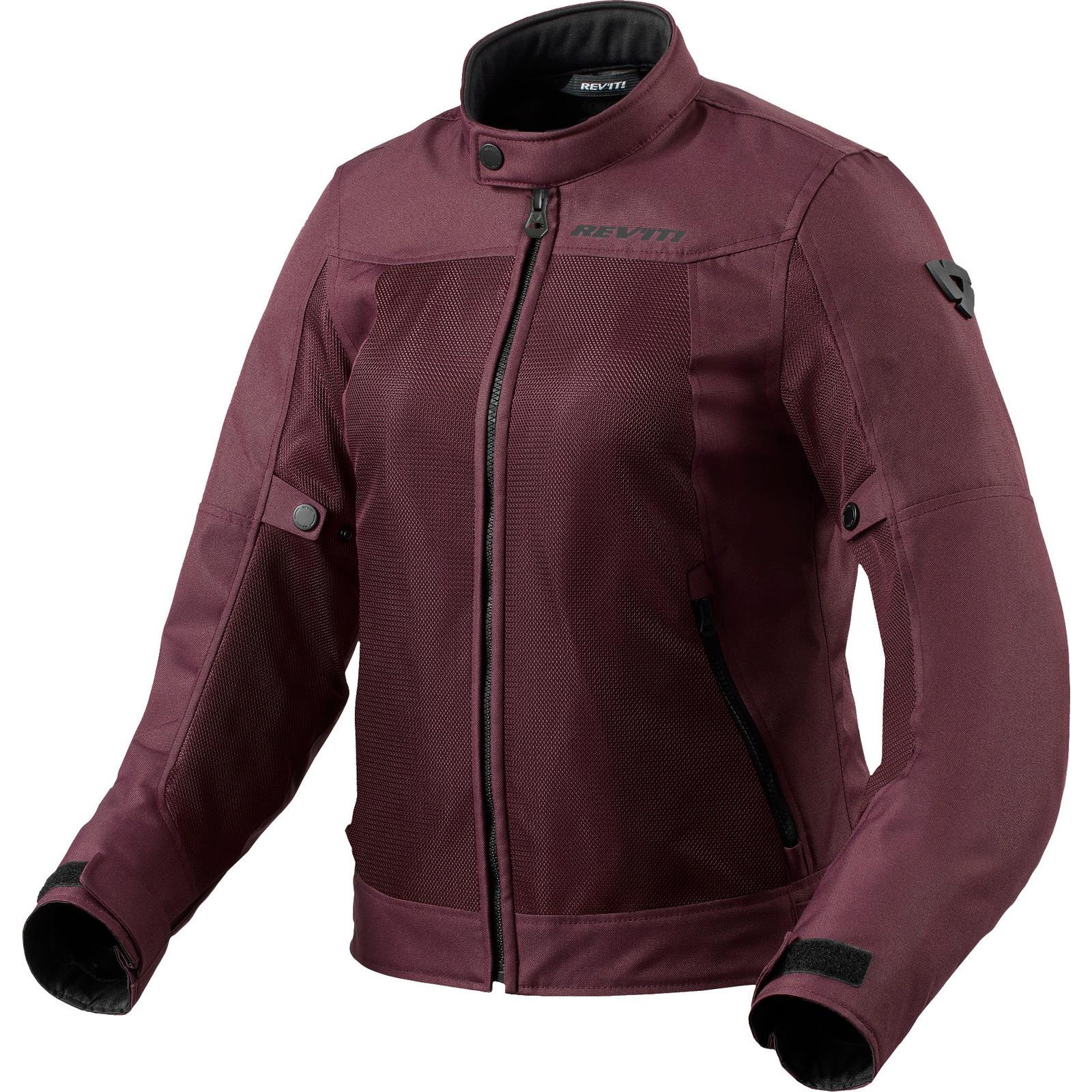 FJT331 - 0910-L40 - Rev It Eclipse 2 Ladies Motorcycle Jacket 40 Aubergine (UK 12)