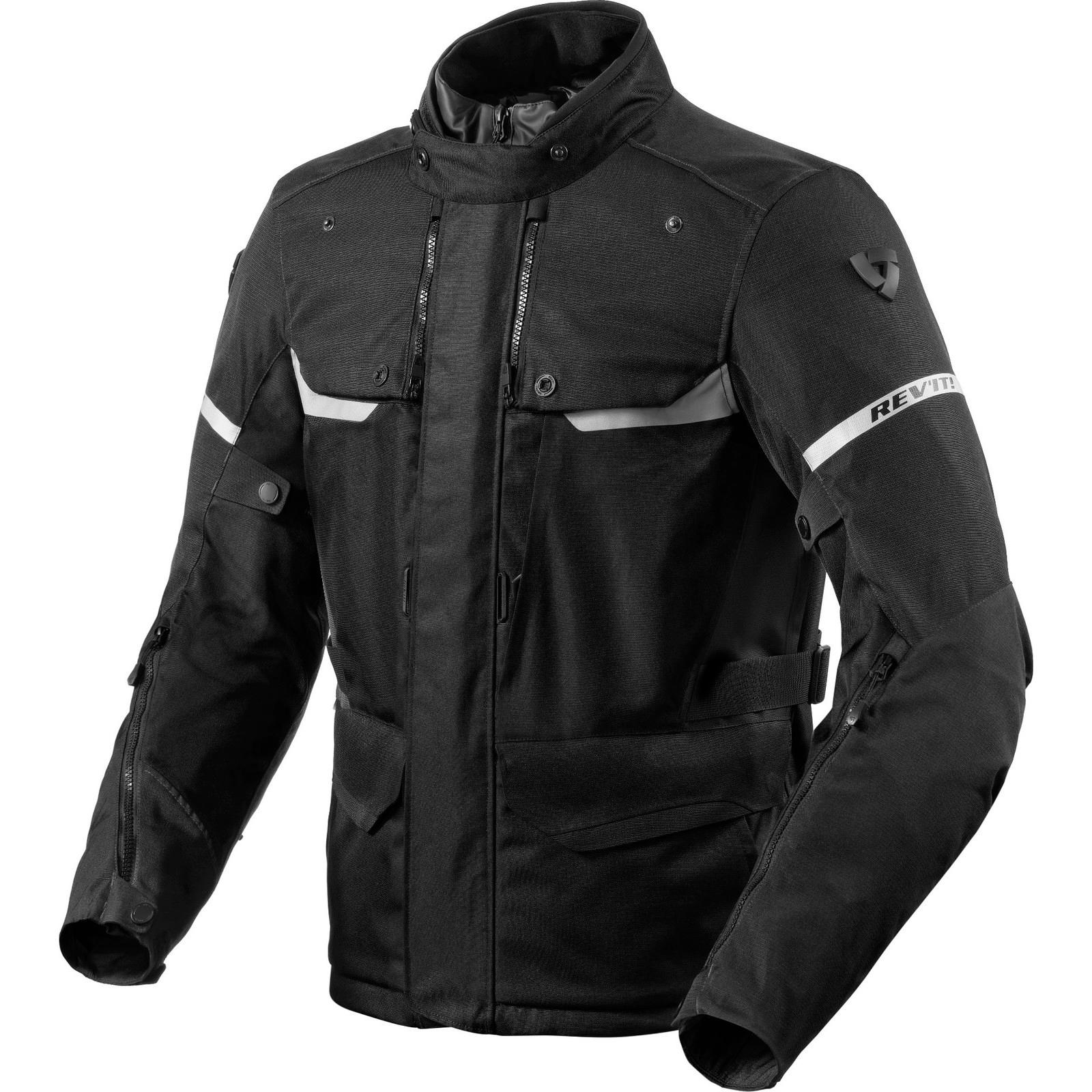 FJT343 - 1010-5XL - Rev It Outback 4 H2O Motorcycle Jacket 5XL Black