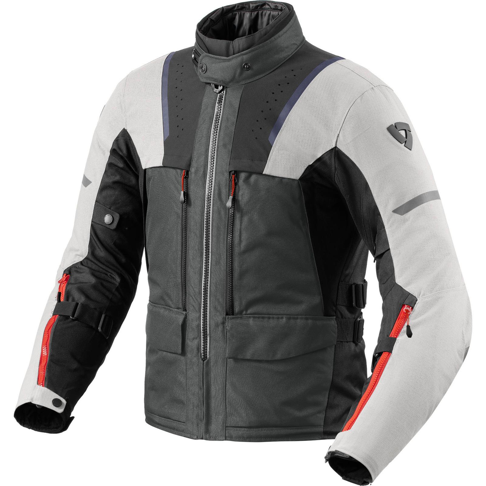 FJT345 - 4130-XL - Rev It Offtrack 2 H2O Motorcycle Jacket XL Silver Anthracite