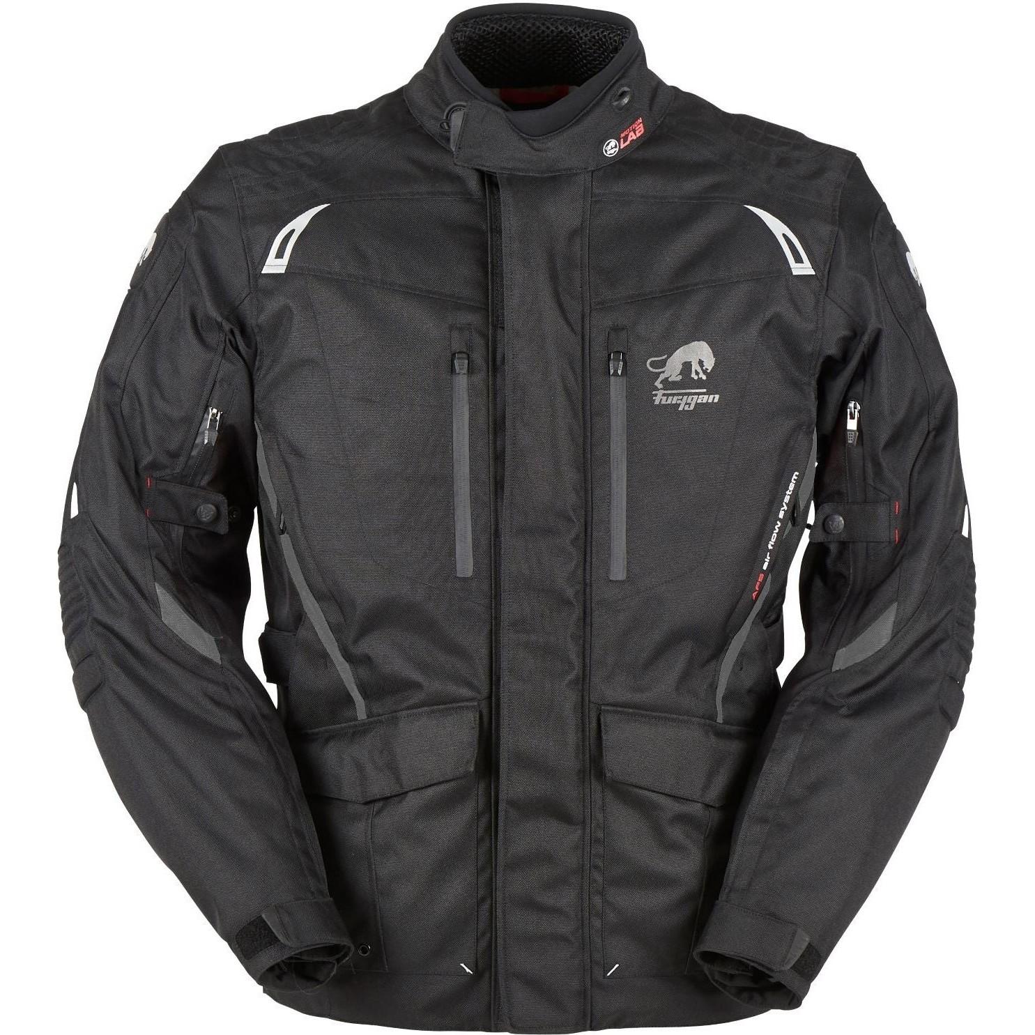 6364-1 XL - Furygan Apalaches Motorcycle Jacket XL Black