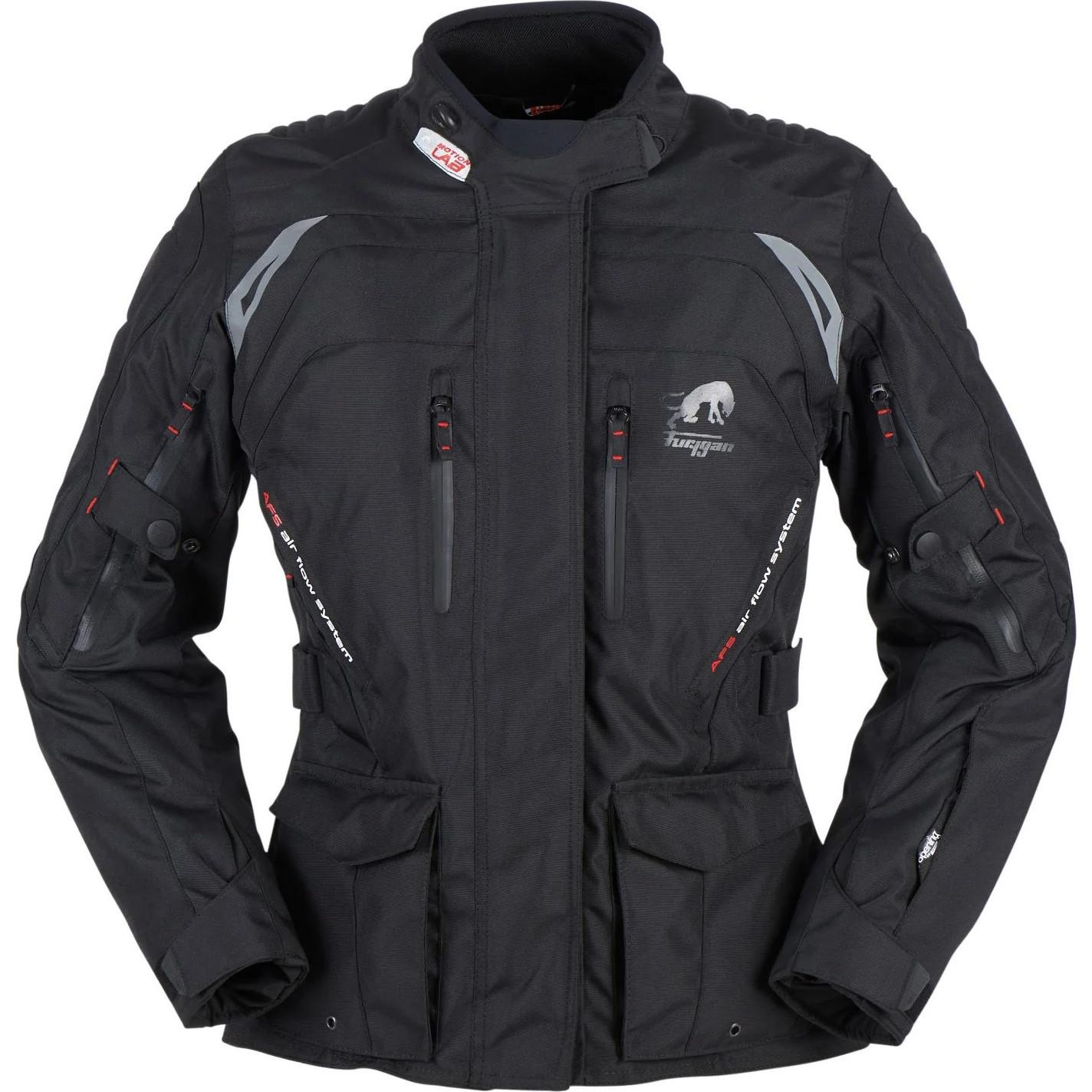 6412-1 4XL - Furygan Apalaches Ladies Motorcycle Jacket 4XL Black