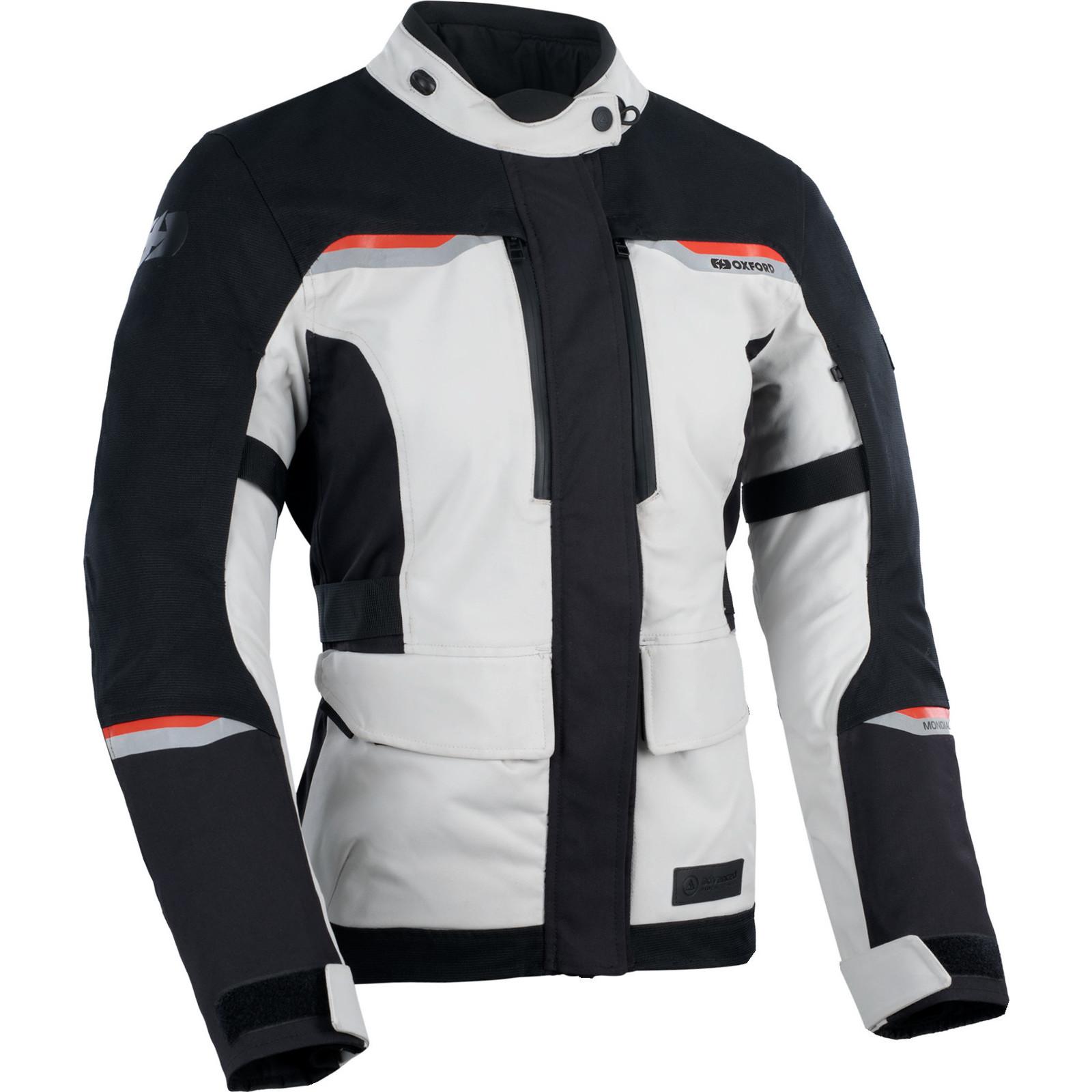 TW22110320 - Oxford Mondial 2.0 Ladies Motorcycle Jacket 20 Arctic Black
