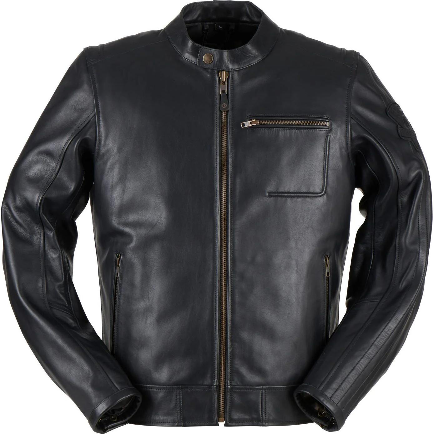 6032-1 L - Furygan L'Audacieux Leather Motorcycle Jacket L Black