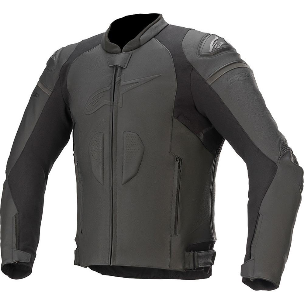 3100520 1100 60 - Alpinestars GP Plus R V3 Leather Motorcycle Jacket 60 Black Black (UK 50)