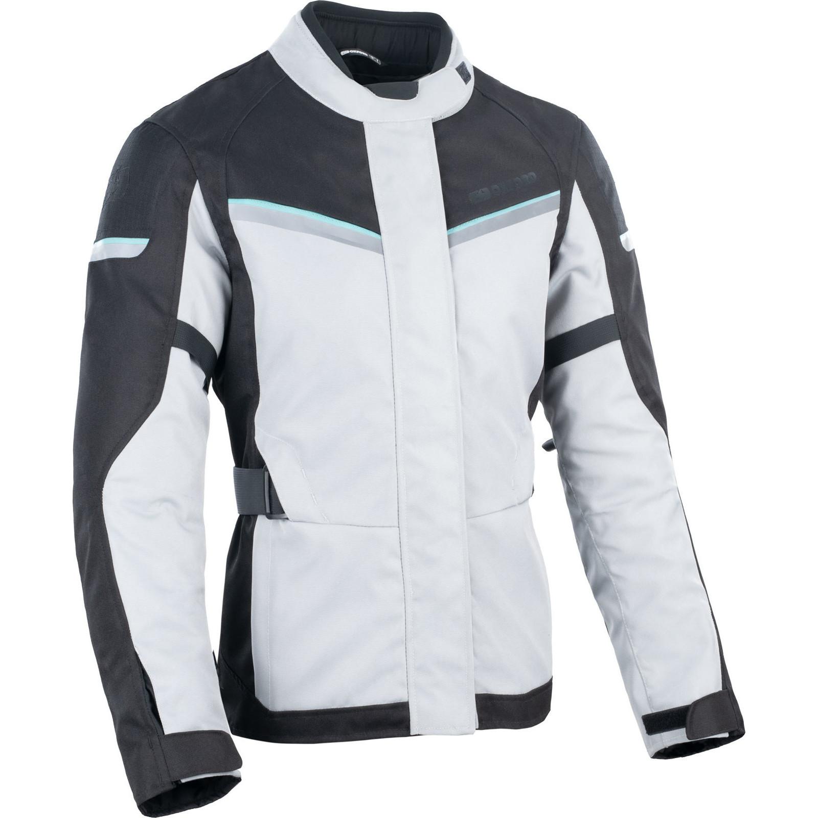 TW22210320 - Oxford Dakota 3.0 Ladies Motorcycle Jacket 20 Arctic Black Teal