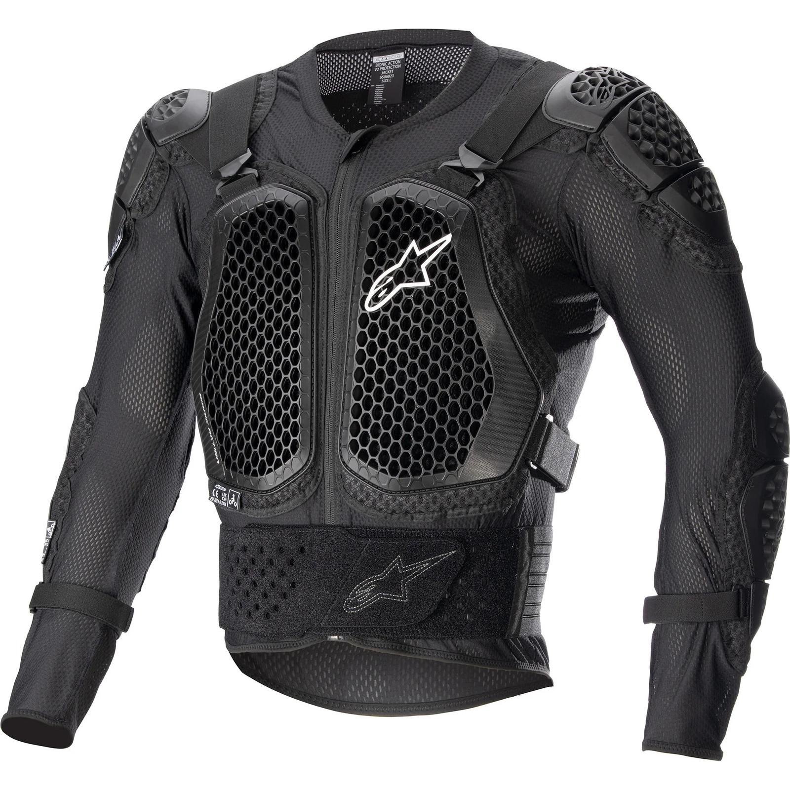 6506823 10 S - Alpinestars Bionic Action V2 Protector Jacket S Black