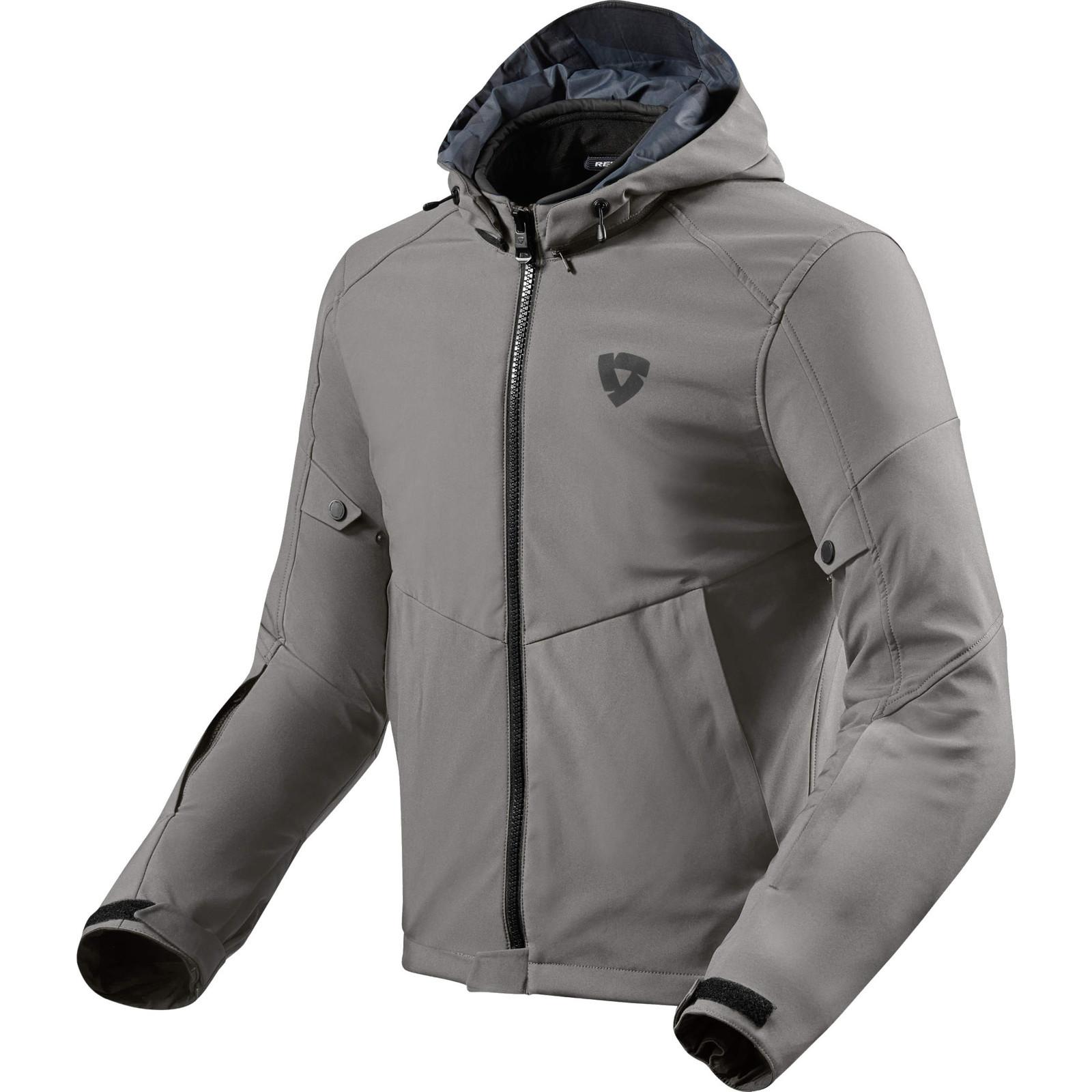 FJT282 - 040-L - Rev It Afterburn H2O Motorcycle Jacket L Dark Grey
