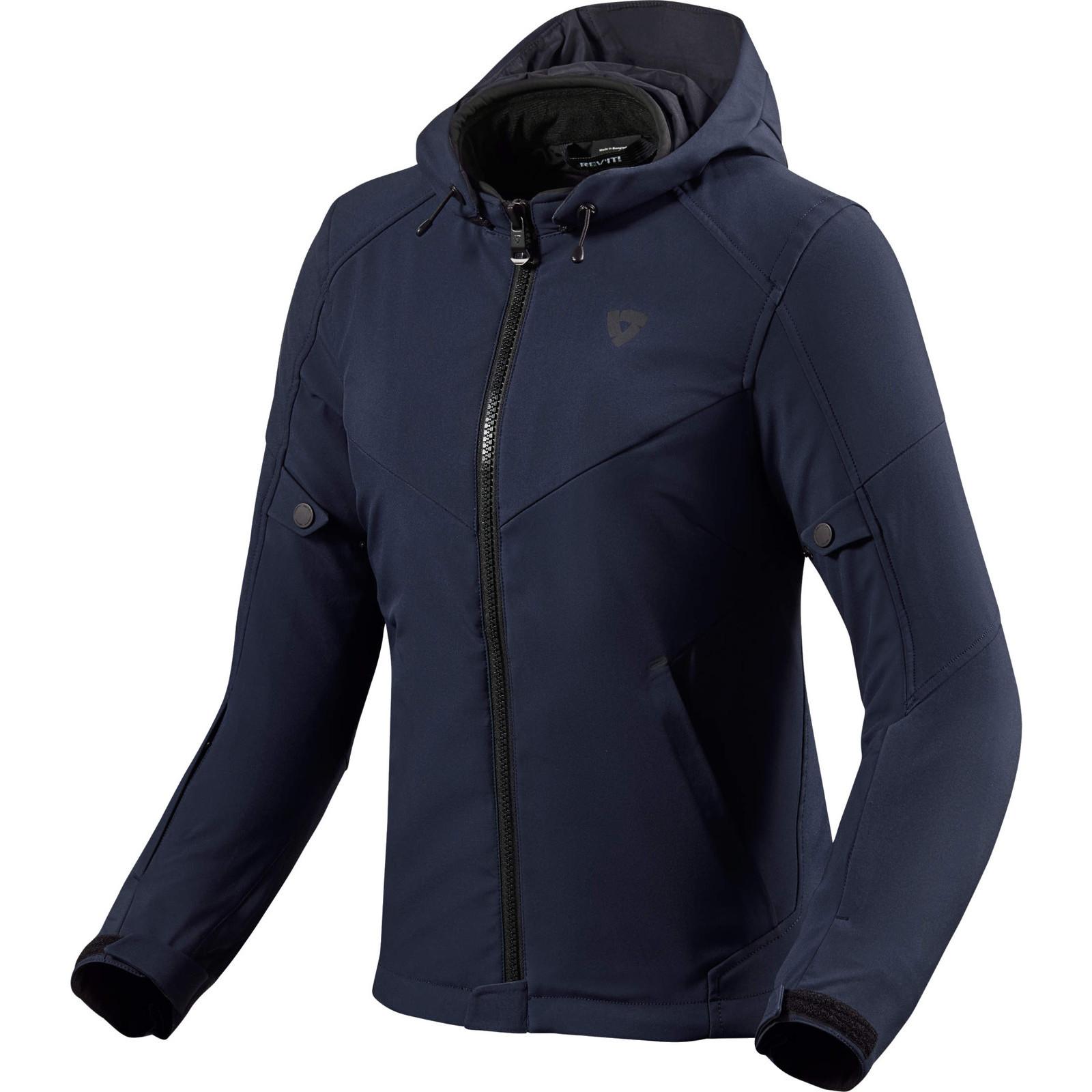 FJT283 - 0380-L42 - Rev It Afterburn H2O Ladies Motorcycle Jacket 42 Dark Navy (UK 14)