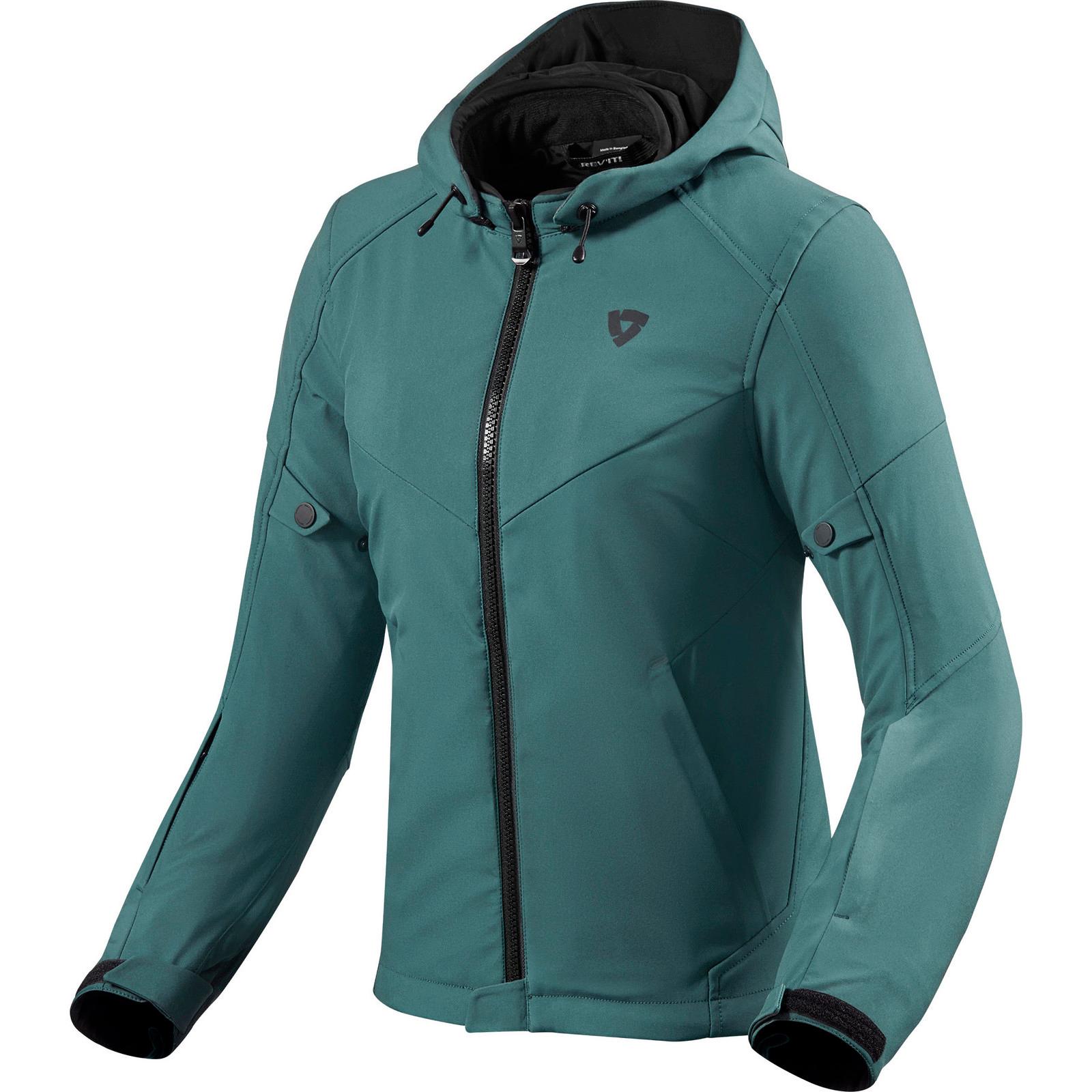 FJT283 - 0810-L36 - Rev It Afterburn H2O Ladies Motorcycle Jacket 36 Dark Green (UK 8)