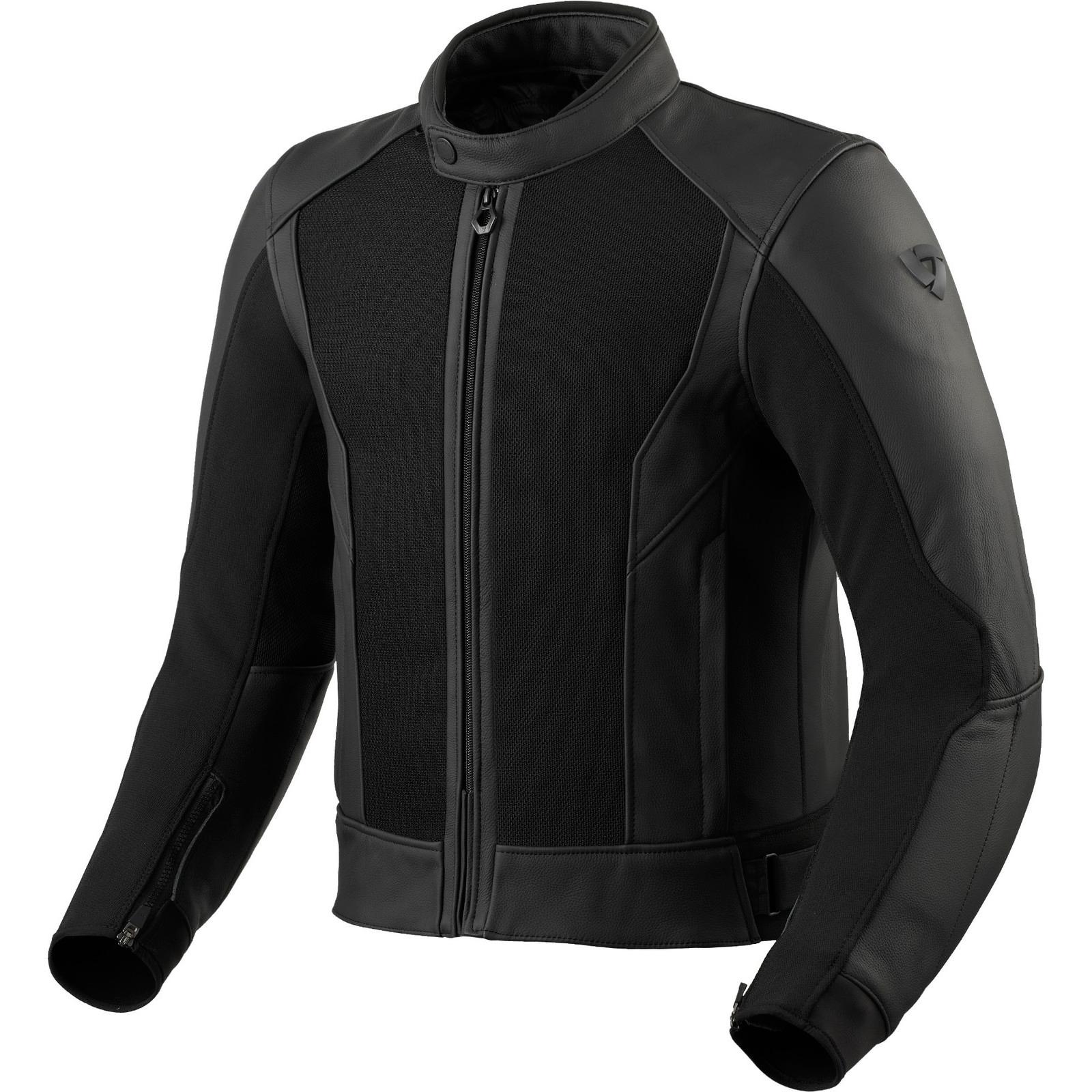FJL135 - 0010-M56 - Rev It Ignition 4 H2O Motorcycle Jacket 56 Black (UK 46)
