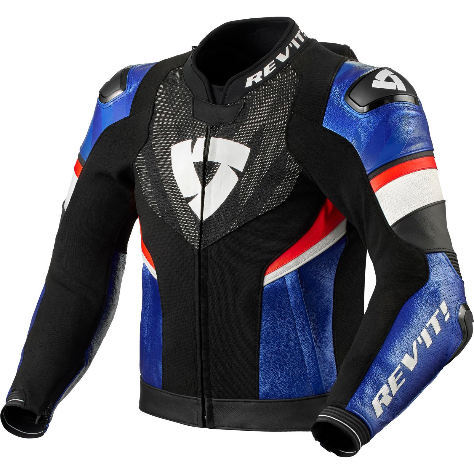 FJL138 - 1300-M54 - Rev It Hyperspeed 2 Pro Motorcycle Jacket 54 Black Blue (UK 44)
