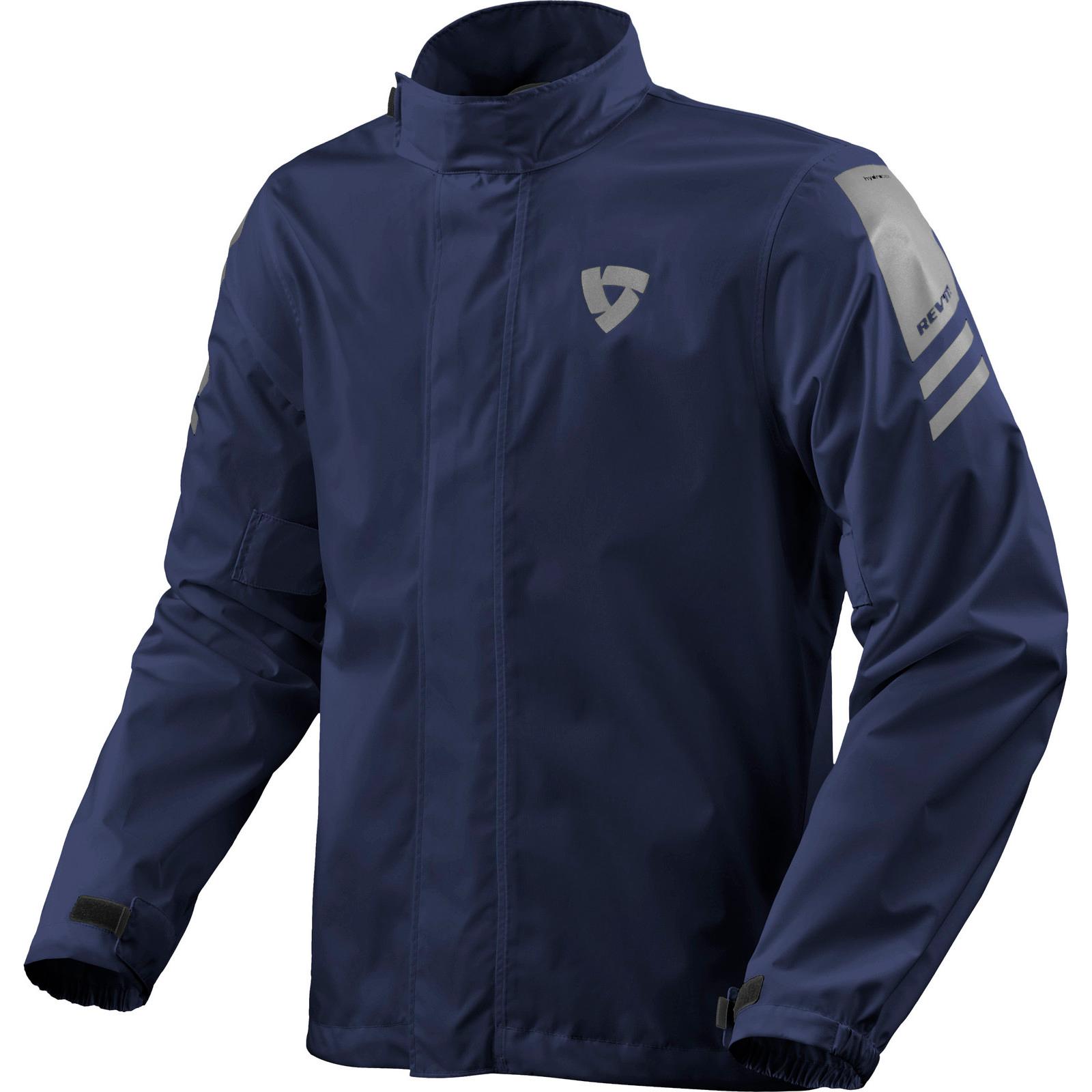 FRC023 - 0390-XS - Rev It Cyclone 4 H2O Motorcycle Rain Jacket XS Dark Blue