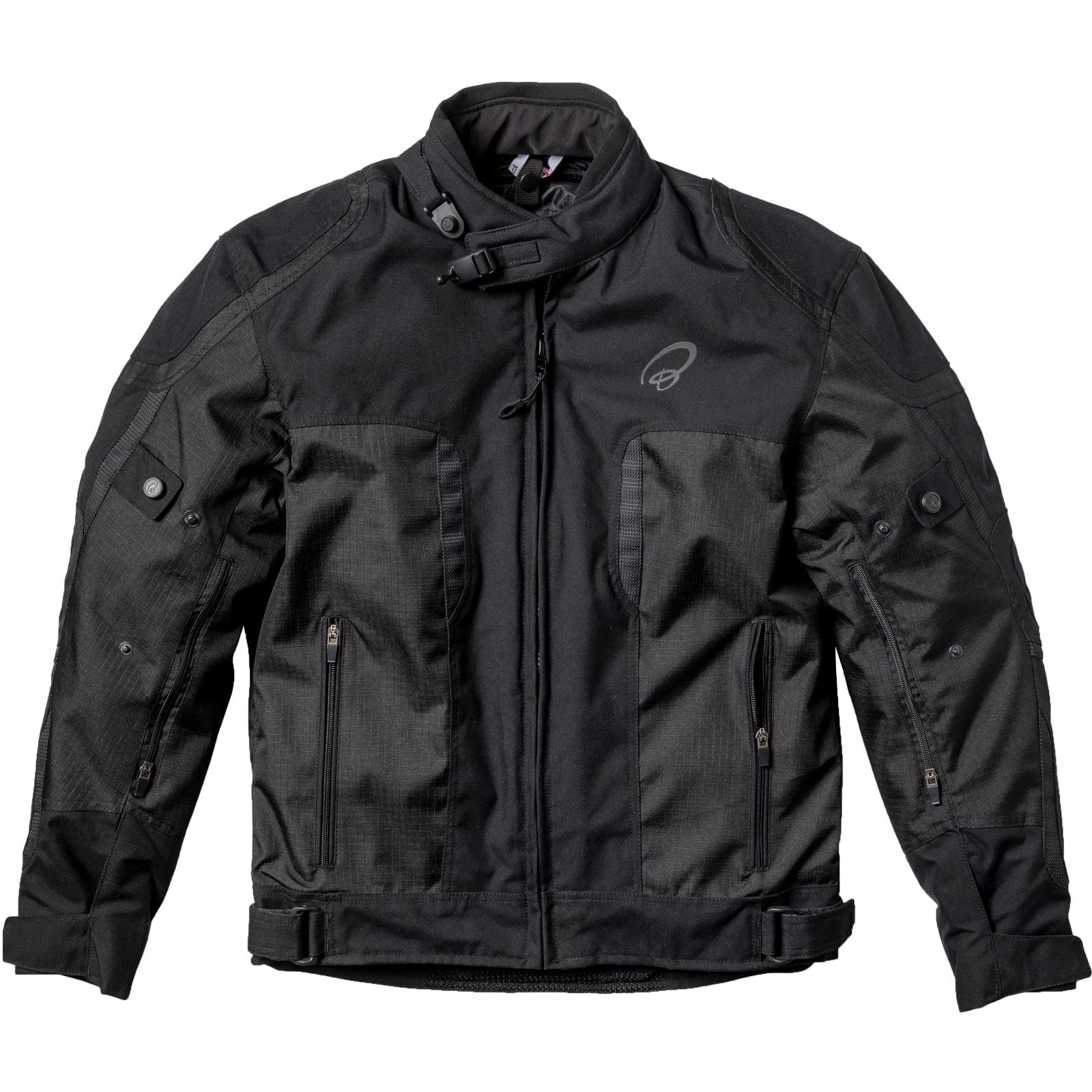 Black Zeal Motorcycle Jacket 5XL Black