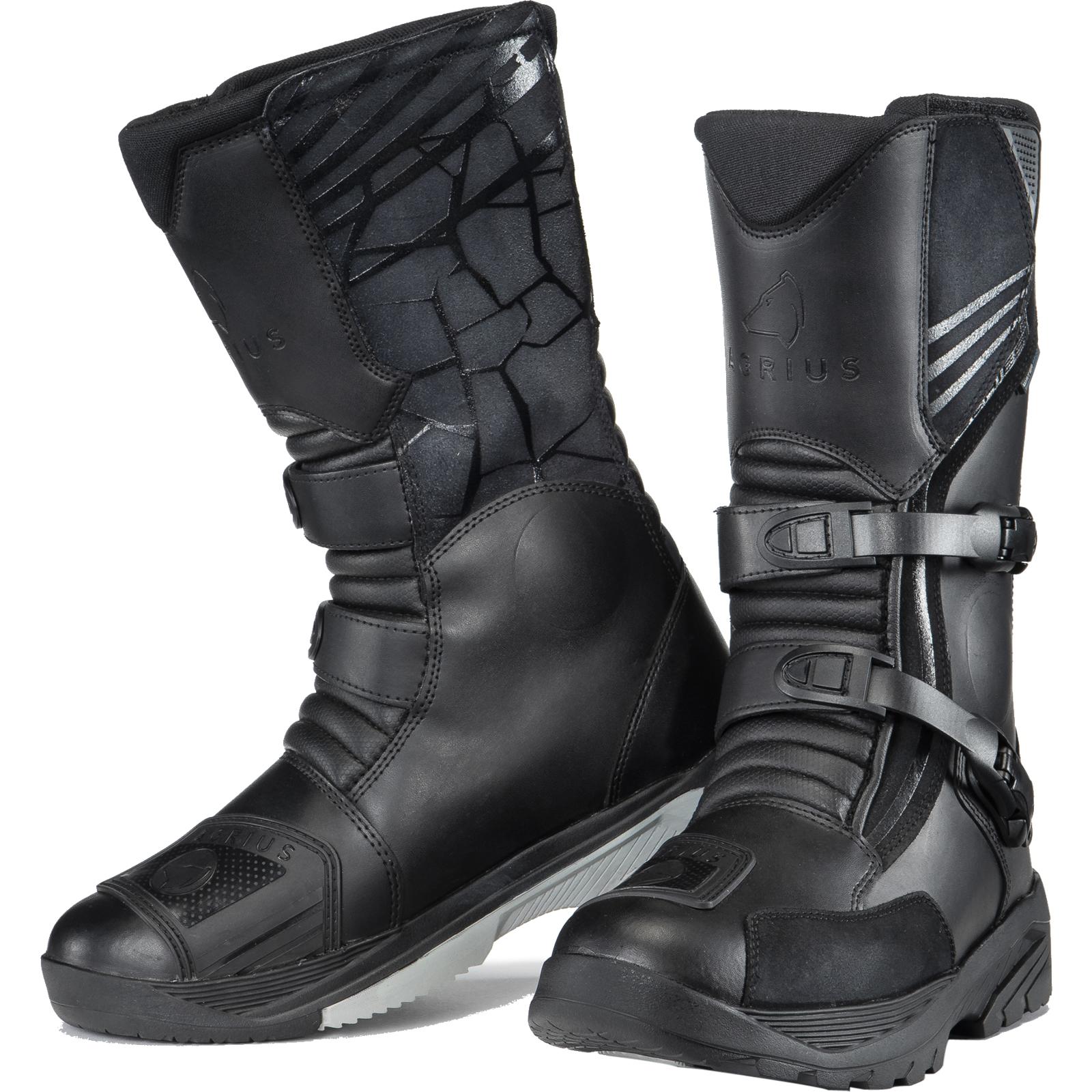 Agrius Crater WP Adventure Motorcycle Boots 44 Black (UK 10)