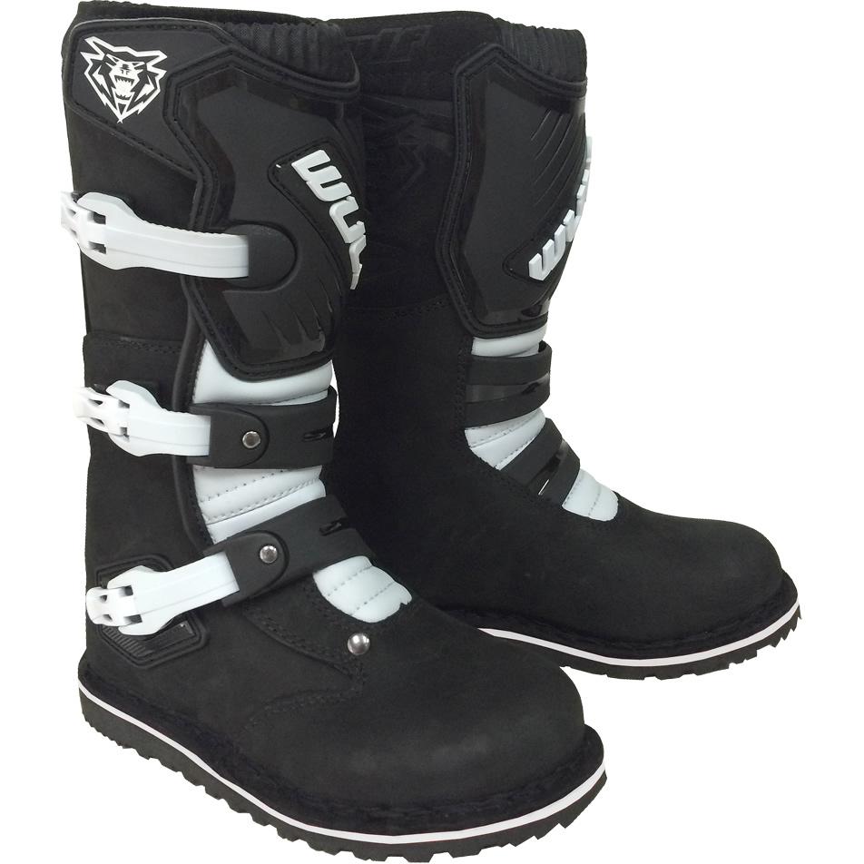 Wulf Trials Cub Boots 37 Black (UK 4)