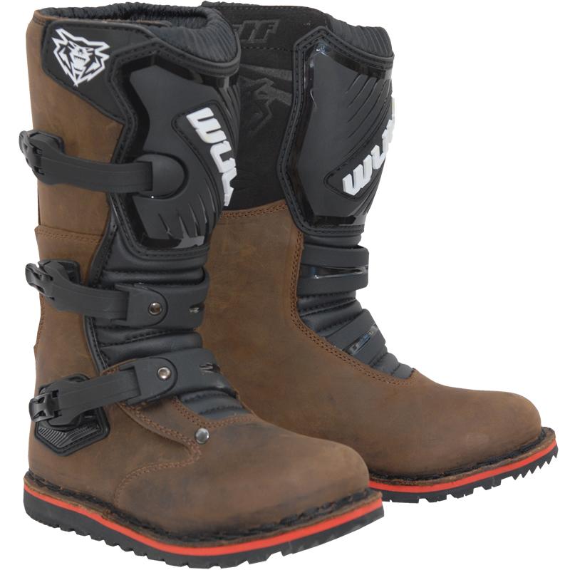 Wulf Trials Cub Boots 30 Brown (UK 12 Kids)