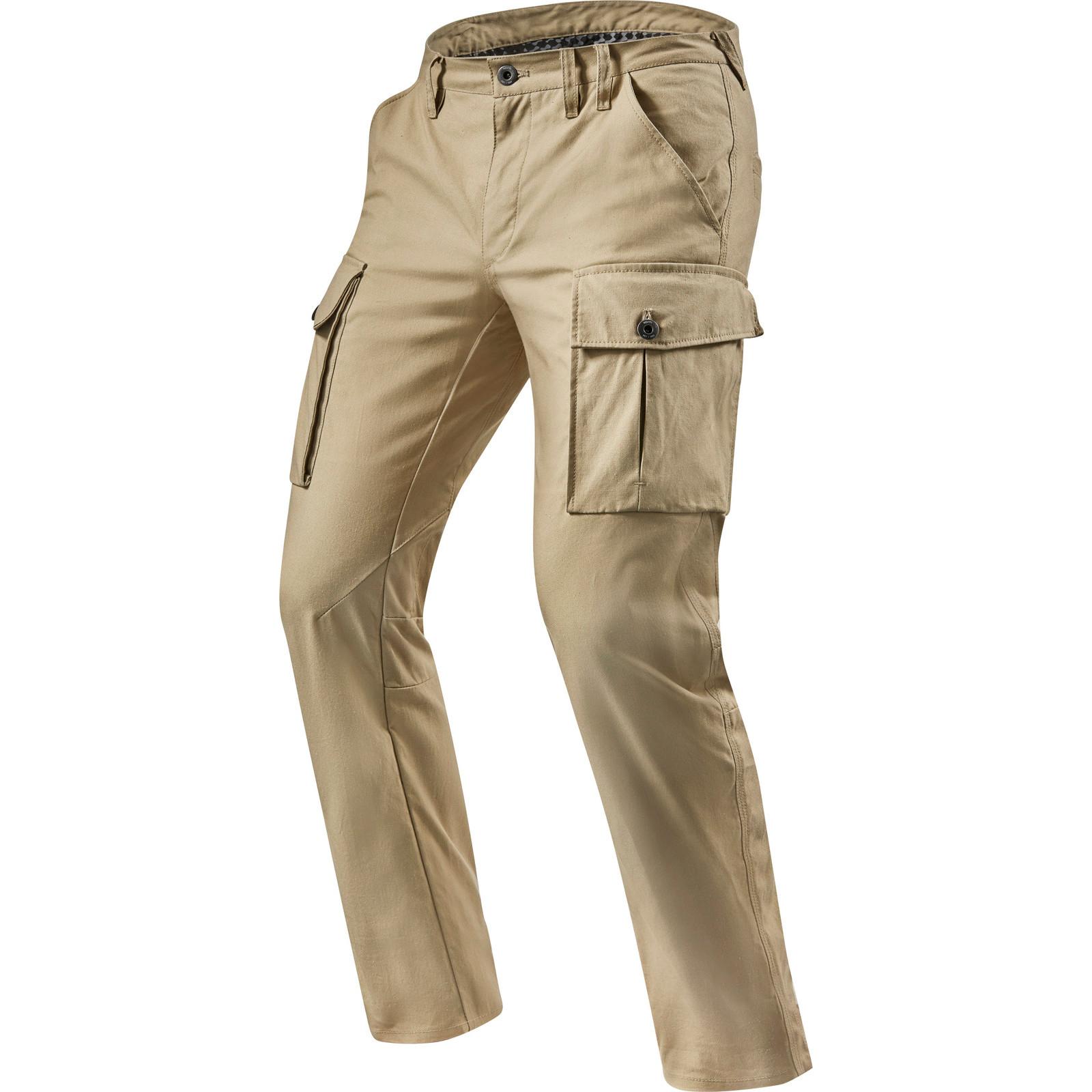 FPT100 - 0761-32 - Rev It Cargo SF Sand Motorcycle Trousers (L34) (W32)