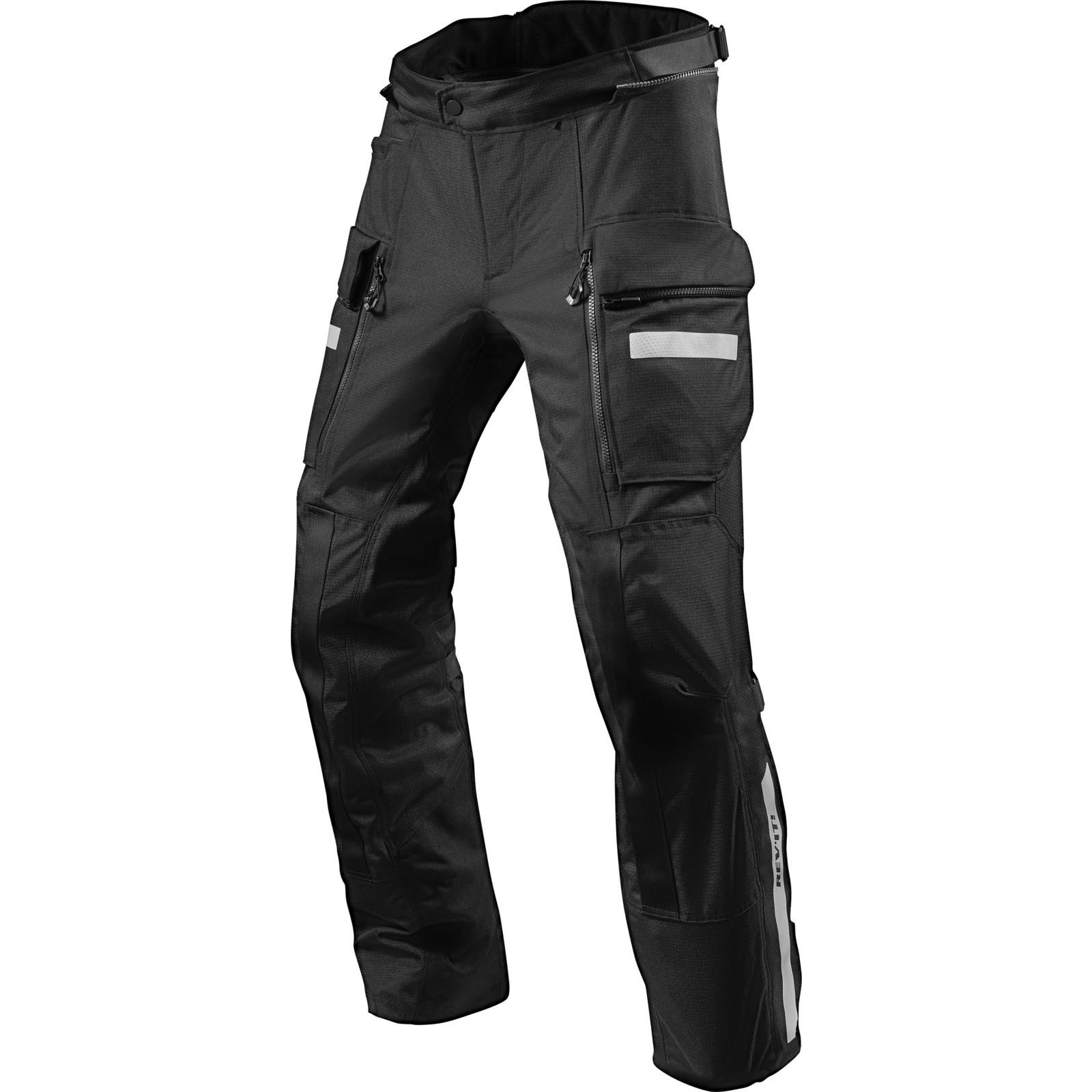 FPT104 - 1011-L - Rev It Sand 4 H2O Motorcycle Trousers L Black Standard