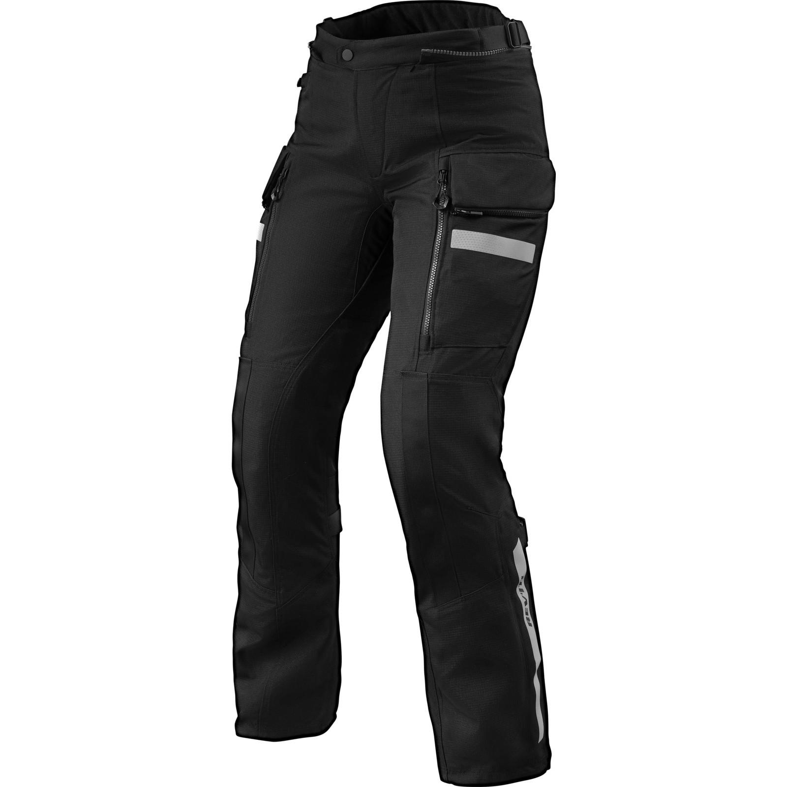 FPT105 - 1012-L38 - Rev It Sand 4 H2O Ladies Motorcycle Trousers 38 Black Short (UK 10)