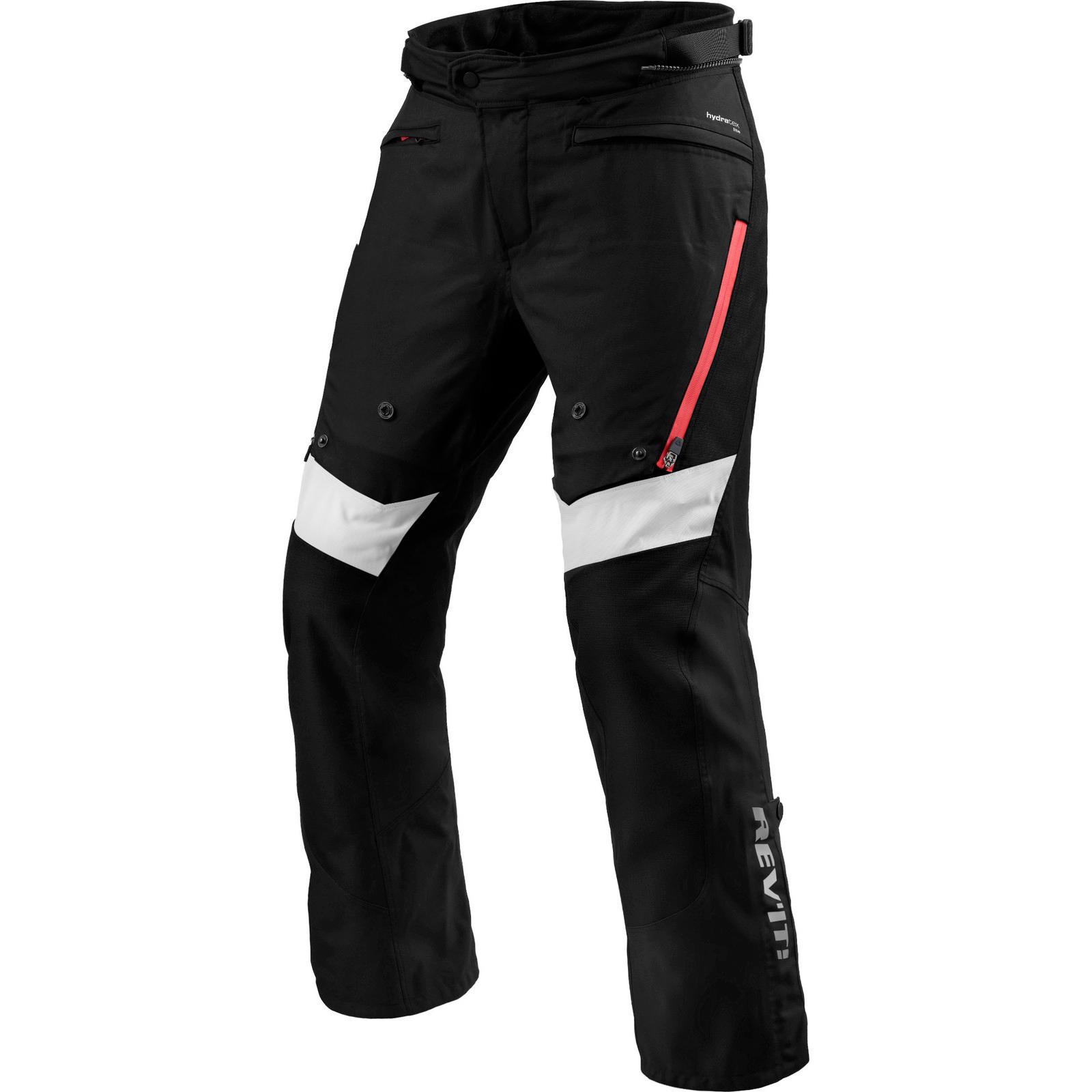 FPT113 - 1201-M - Rev It Horizon 3 H2O Motorcycle Trousers M Black Red Standard