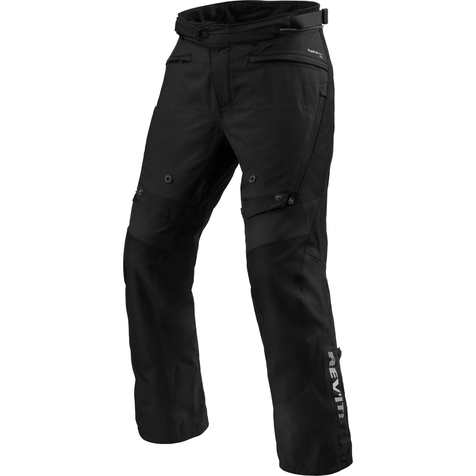 FPT113 - 1012-XXL - Rev It Horizon 3 H2O Motorcycle Trousers XXL Black Black Short