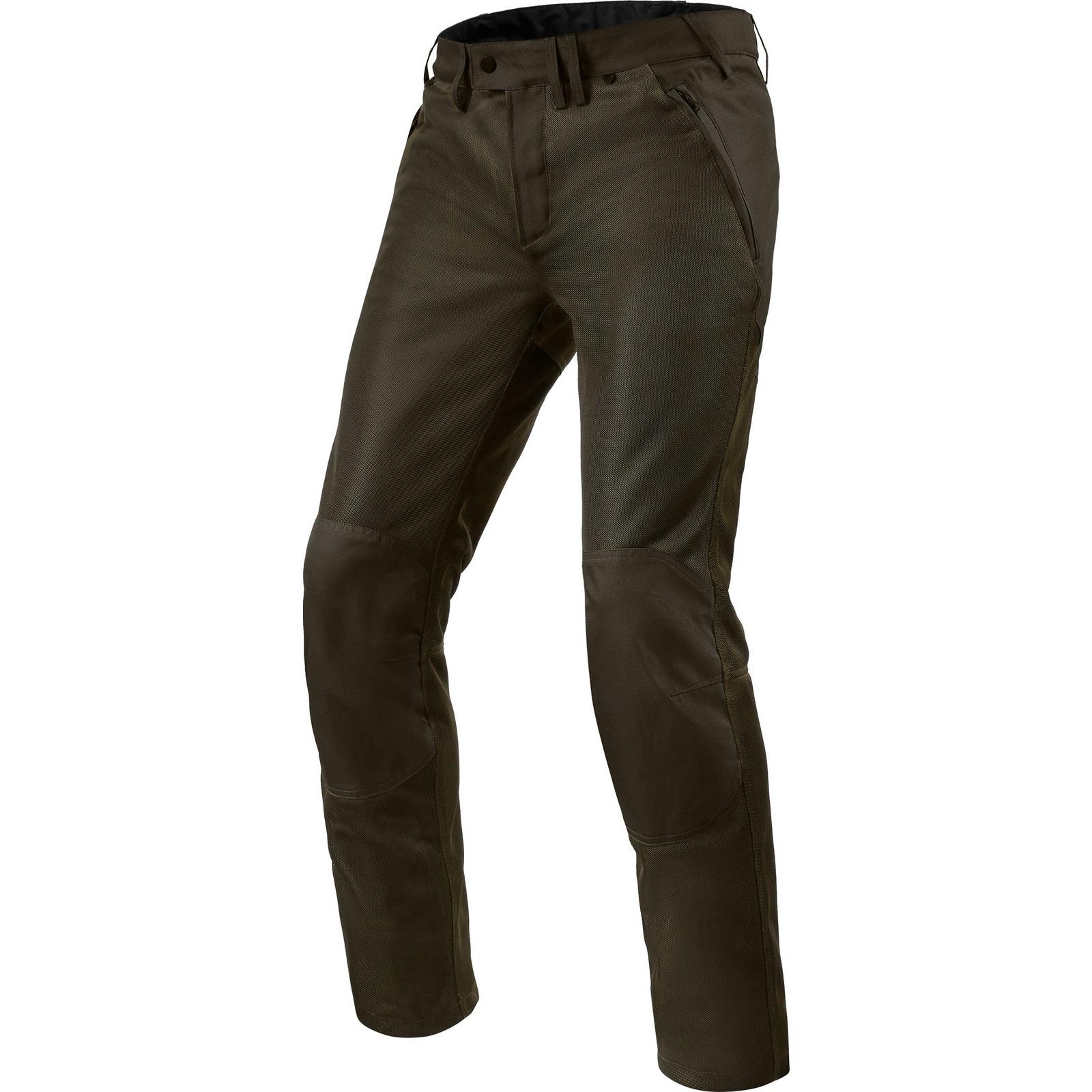 FPT145 - 0123-3XL - Rev It Eclipse 2 Motorcycle Trousers 3XL Black Olive Long
