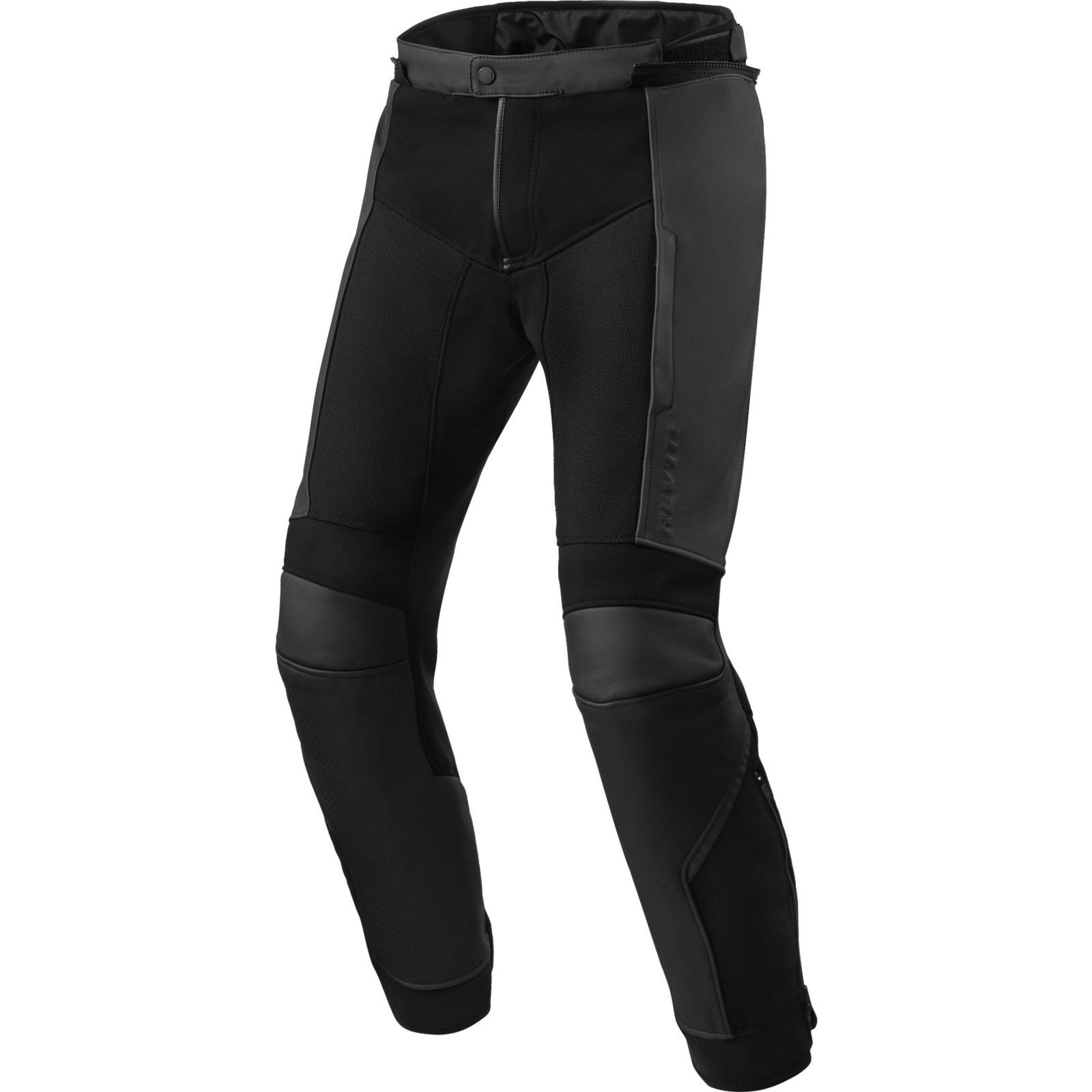 FPL042 - 0013-M54 - Rev It Ignition 4 H2O Motorcycle Trousers 54 Black Long (UK 36)