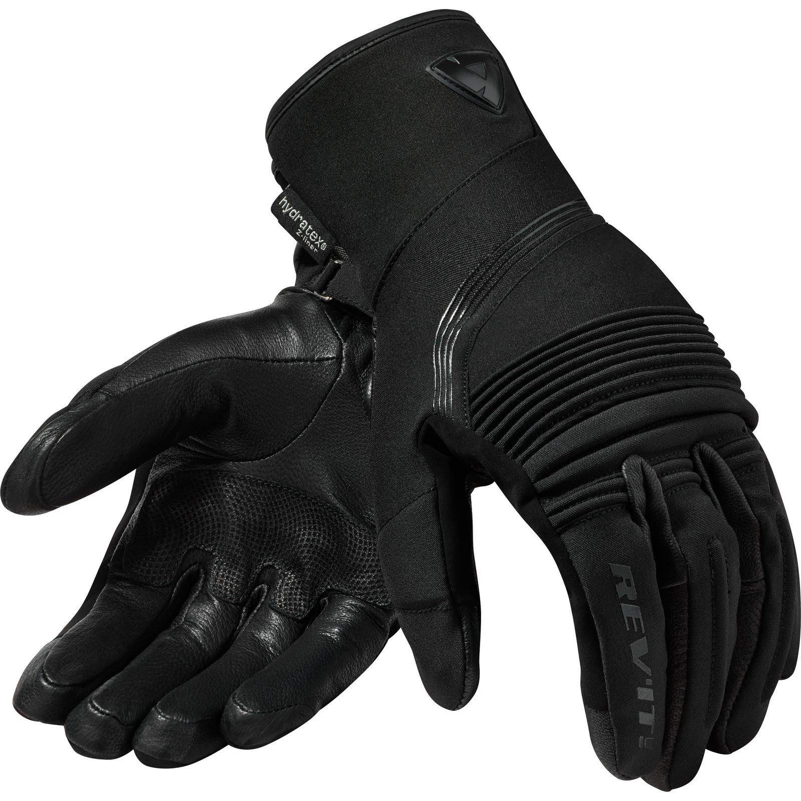 FGS136 - 0010-XL - Rev It Drifter 3 H2O Ladies Leather Motorcycle Gloves XL Black