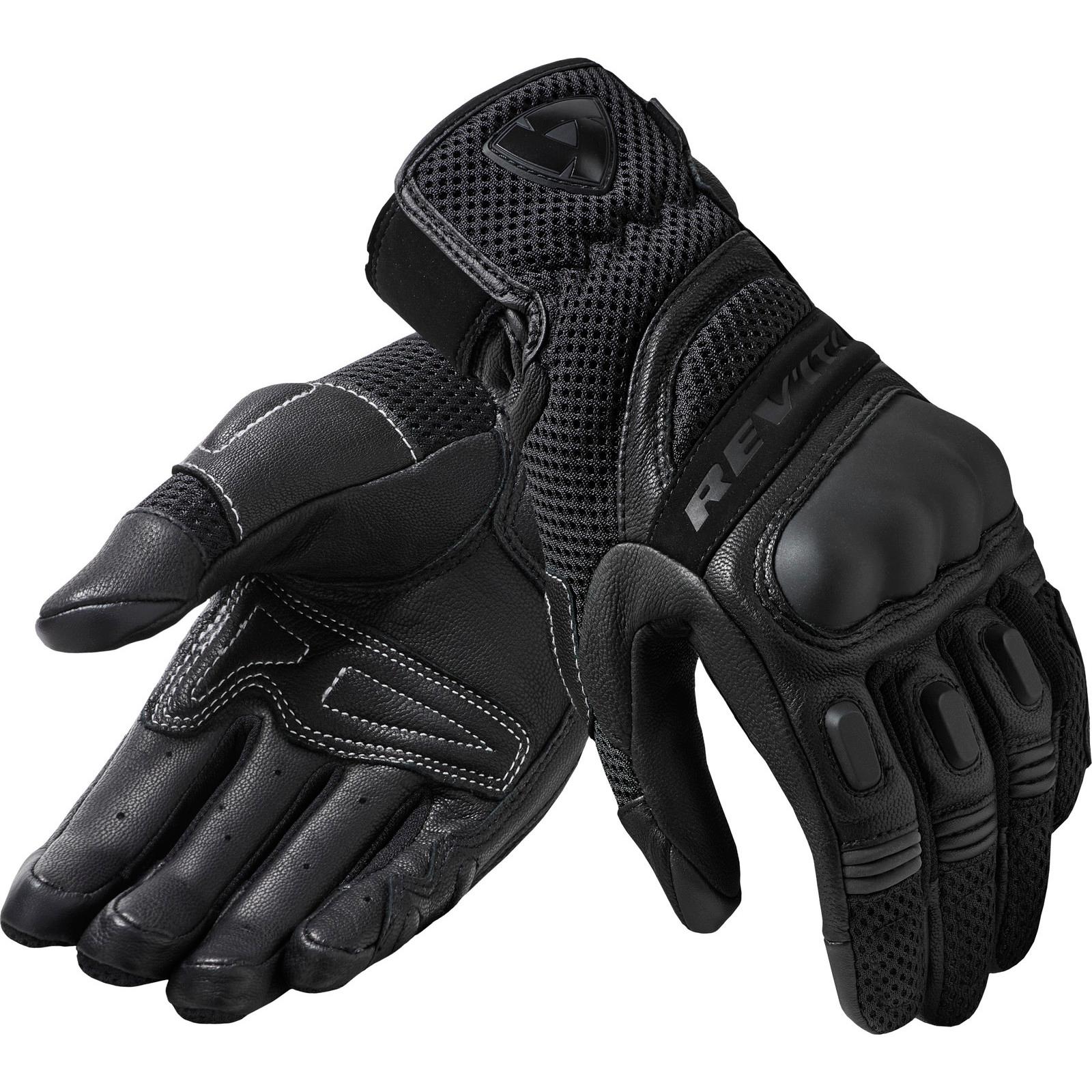 FGS153 - 0010-L - Rev It Dirt 3 Ladies Leather Motorcycle Gloves L Black