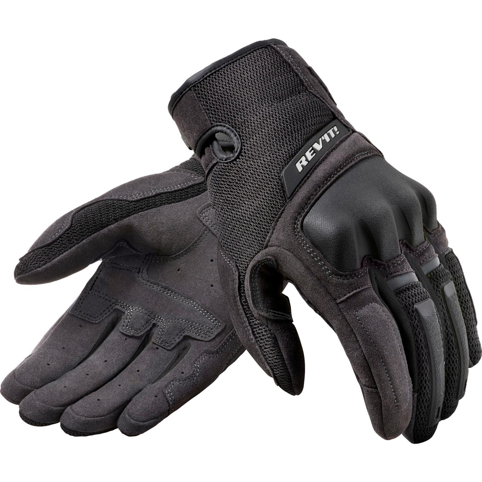 FGS163 - 1010-4XL - Rev It Volcano Motorcycle Gloves 4XL Black