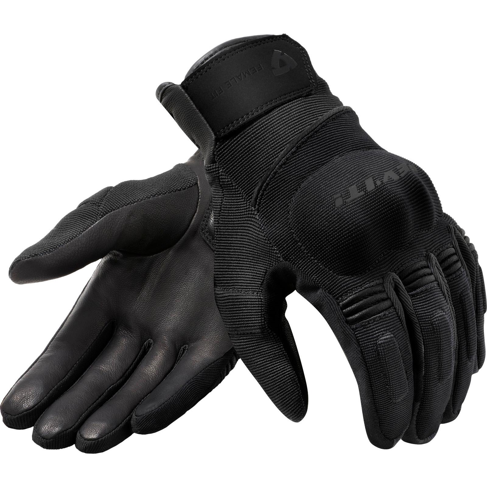 FGS166 - 0010-S - Rev It Mosca H2O Ladies Motorcycle Gloves S Black