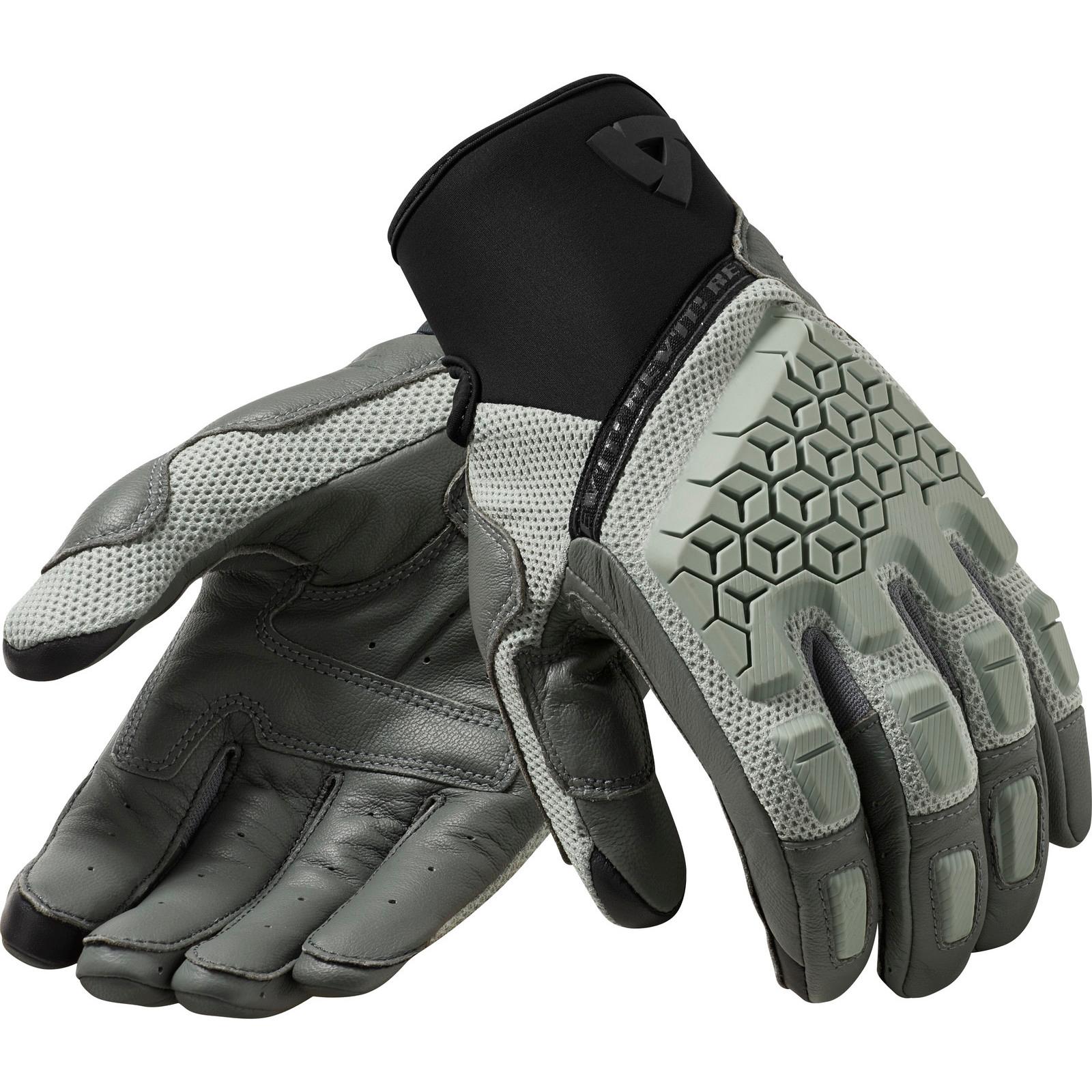 FGS158 - 0130-S - Rev It Caliber Motocross Gloves S Mid Grey