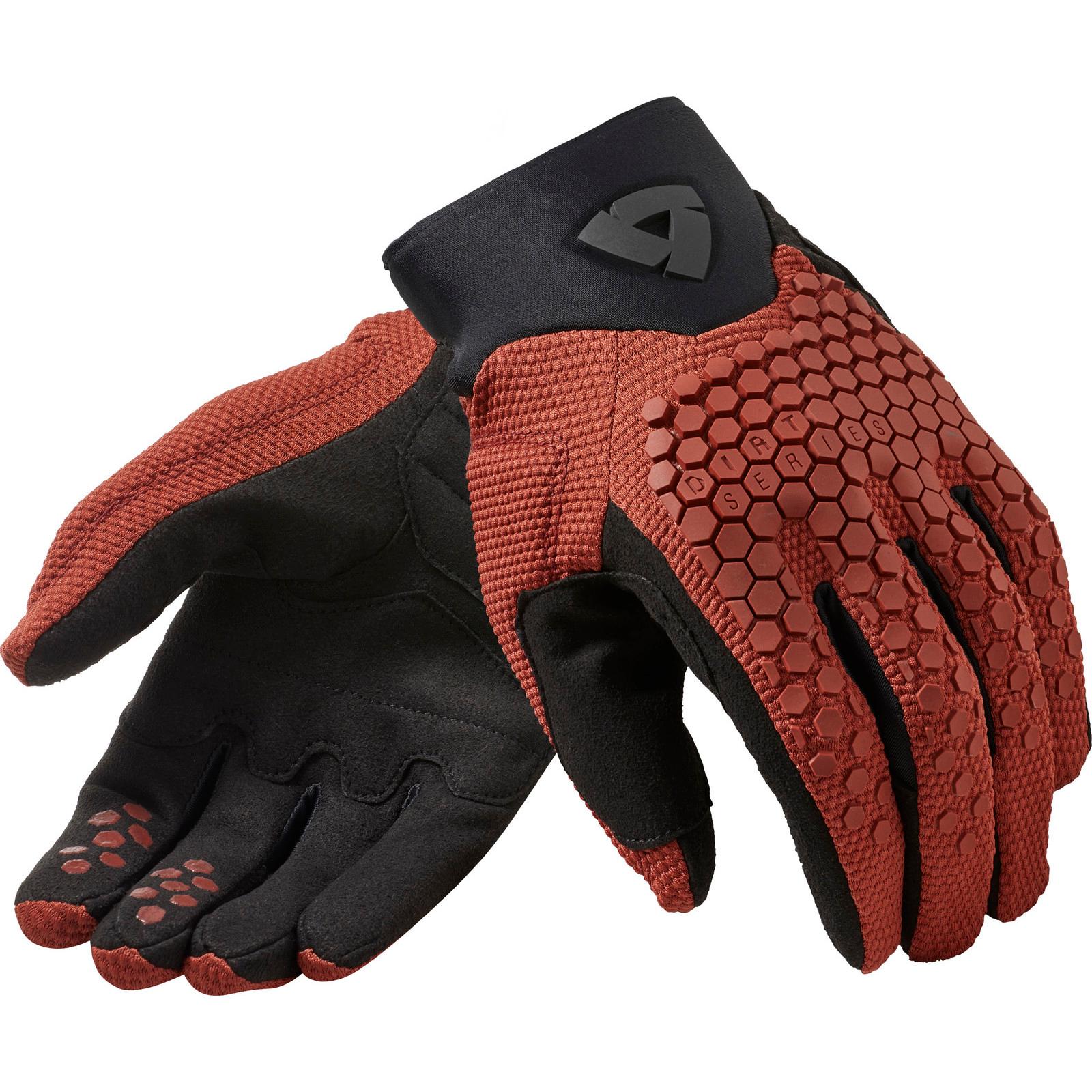 FGS157 - 0240-M - Rev It Massif Motocross Gloves M Burgundy Red