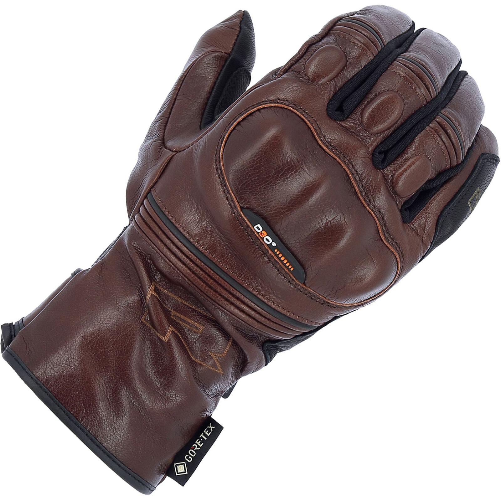 5ATLU1000-S - Richa Atlantic Urban Gore-Tex Leather Motorcycle Gloves S Brown