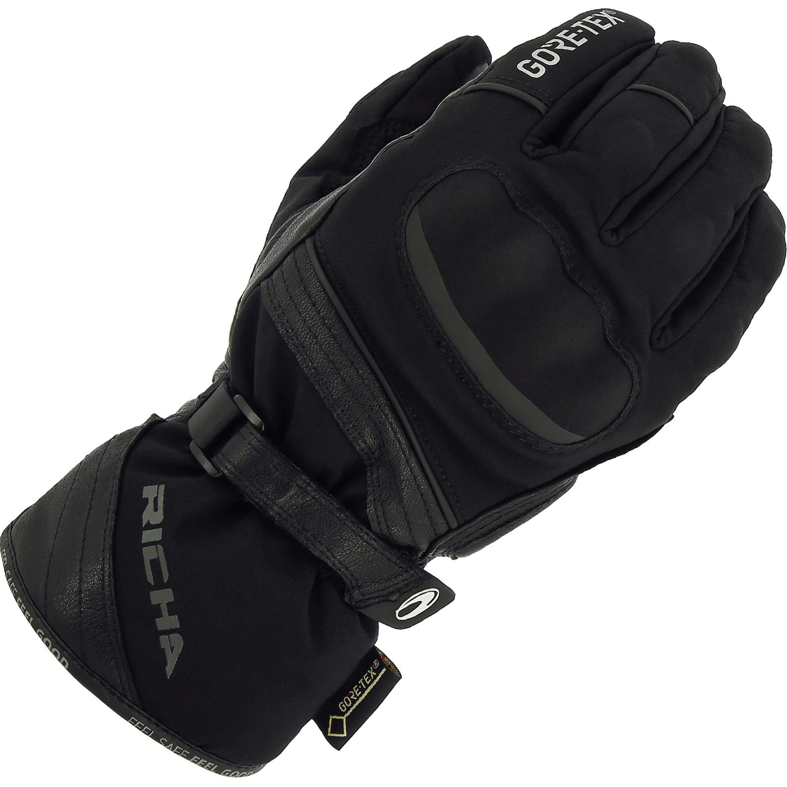 5DIG100-DL - Richa Diana Gore-Tex Ladies Motorcycle Gloves L Black